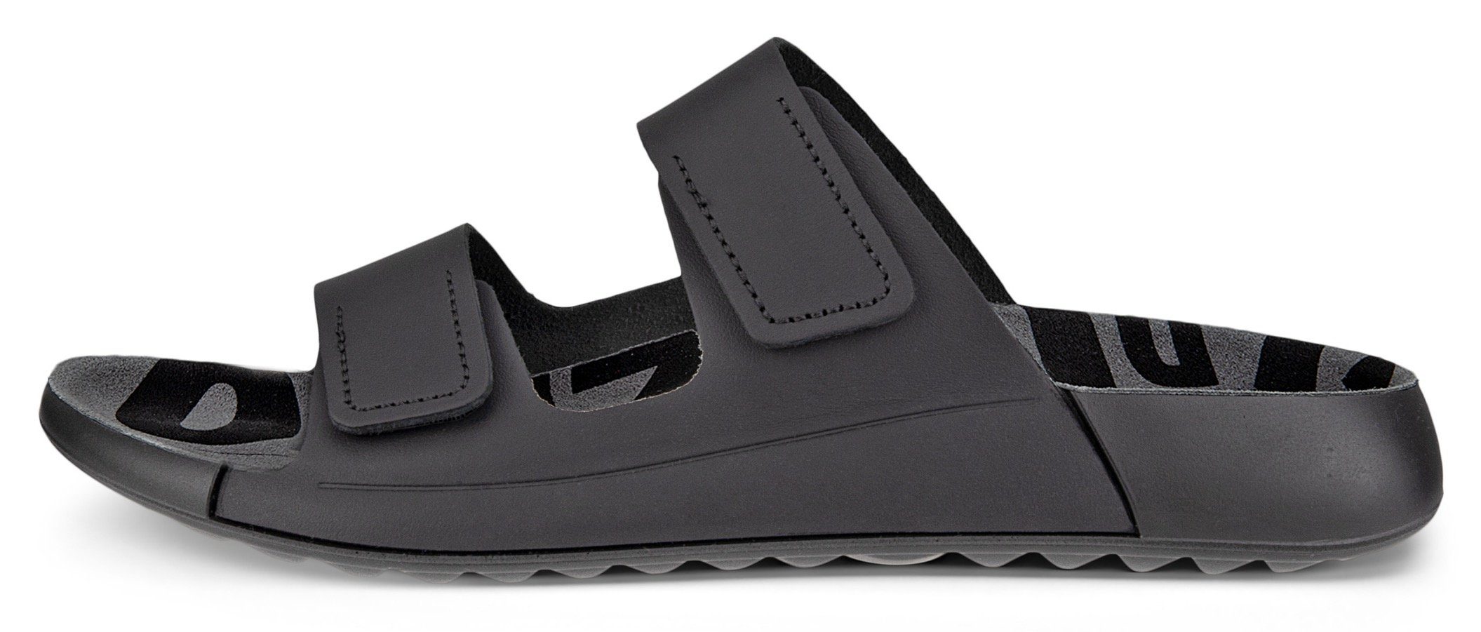 Ecco Slippers Cozmo W zomerschoen, slippers met twee klittenbandsluitingen