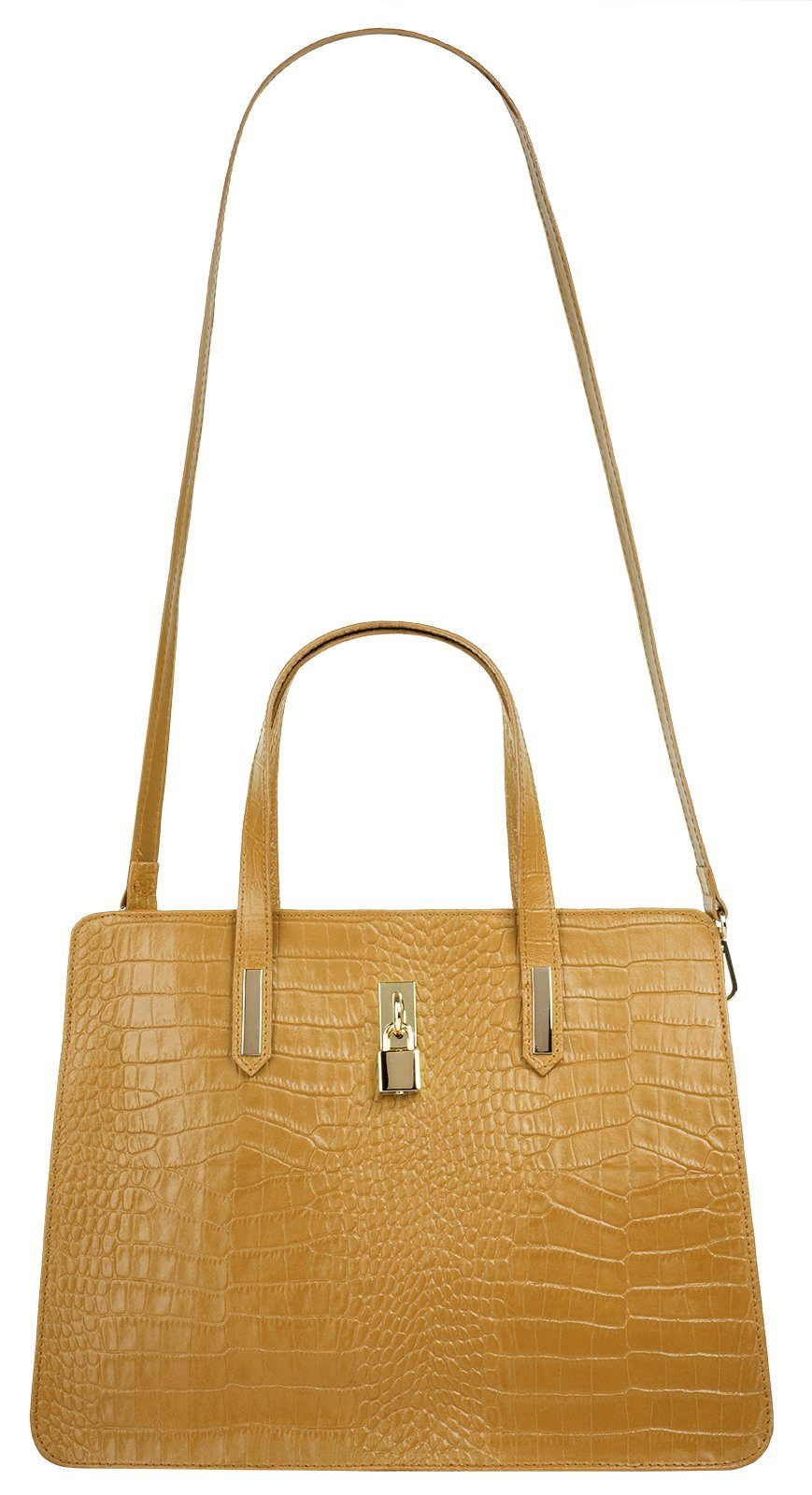 Cluty Tas echt leer, made in italy