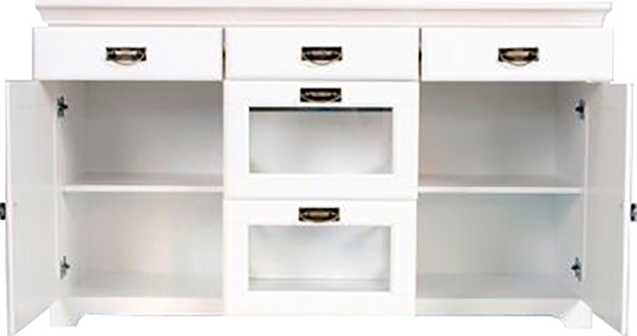 Home affaire Dressoir Rügen Commode van massief dennenhout, FSC®, breedte 145 of 180 cm