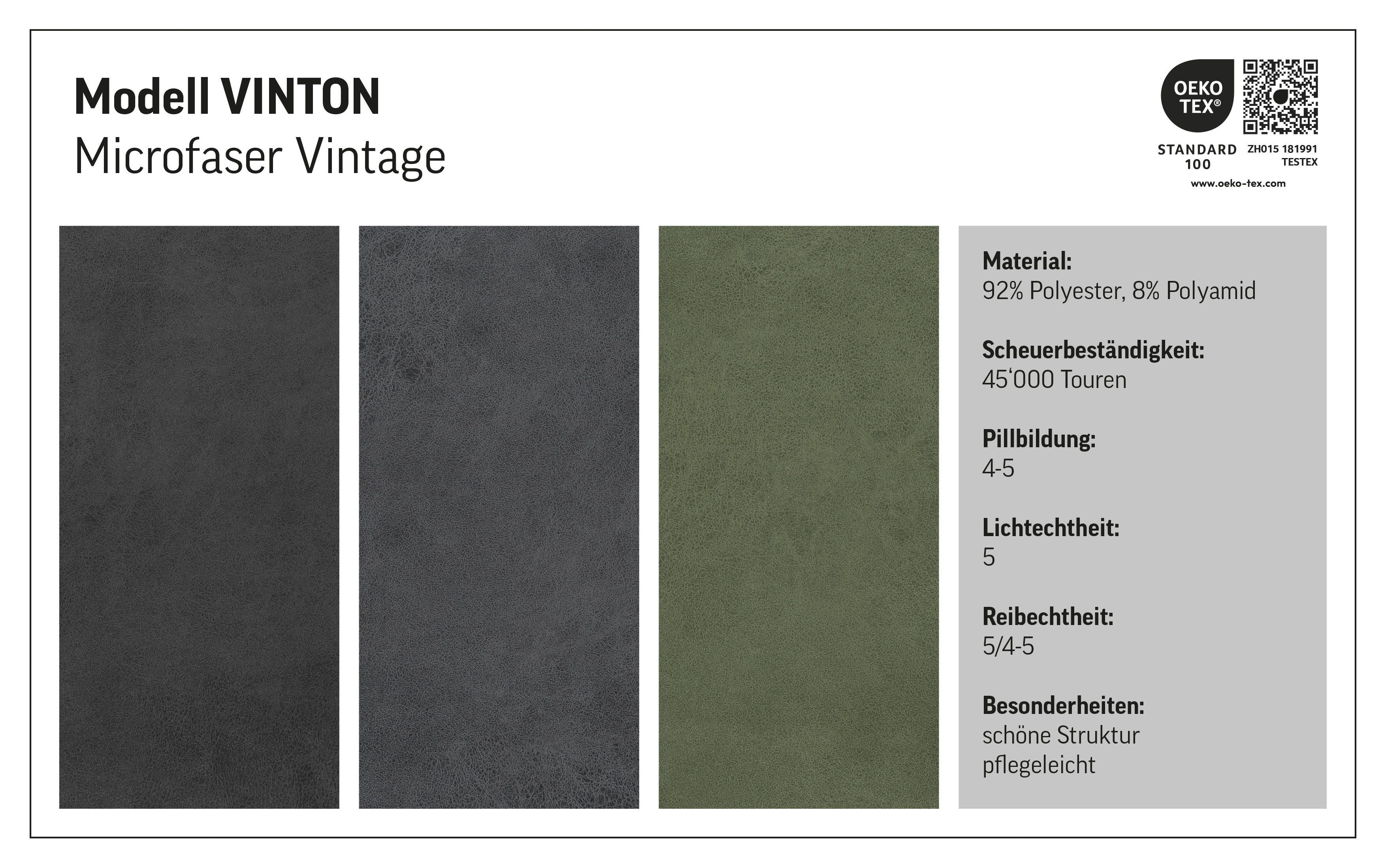 Places of Style Boxspring Vinton van massief eiken, verschillende hardheden (ook h4) (5-delig)