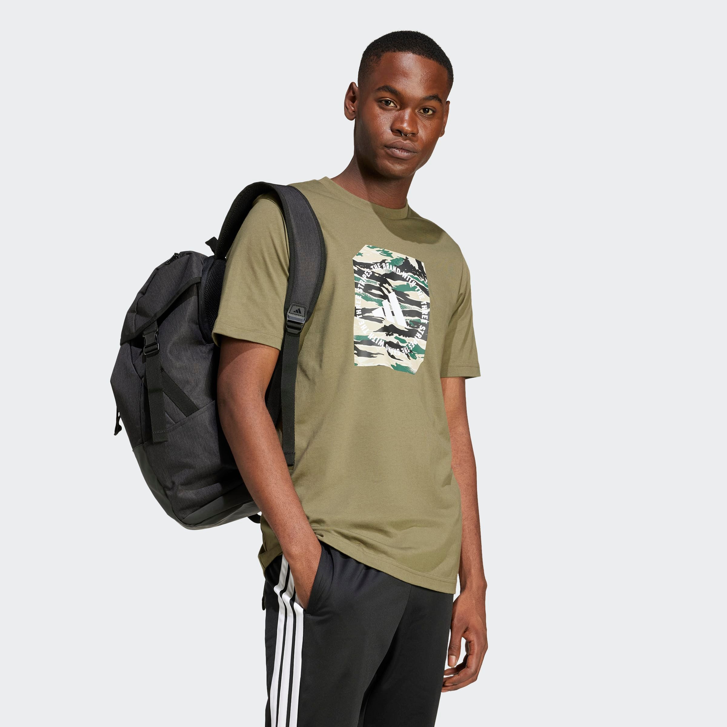 adidas Sportswear T-shirt M C CAMO BOX T
