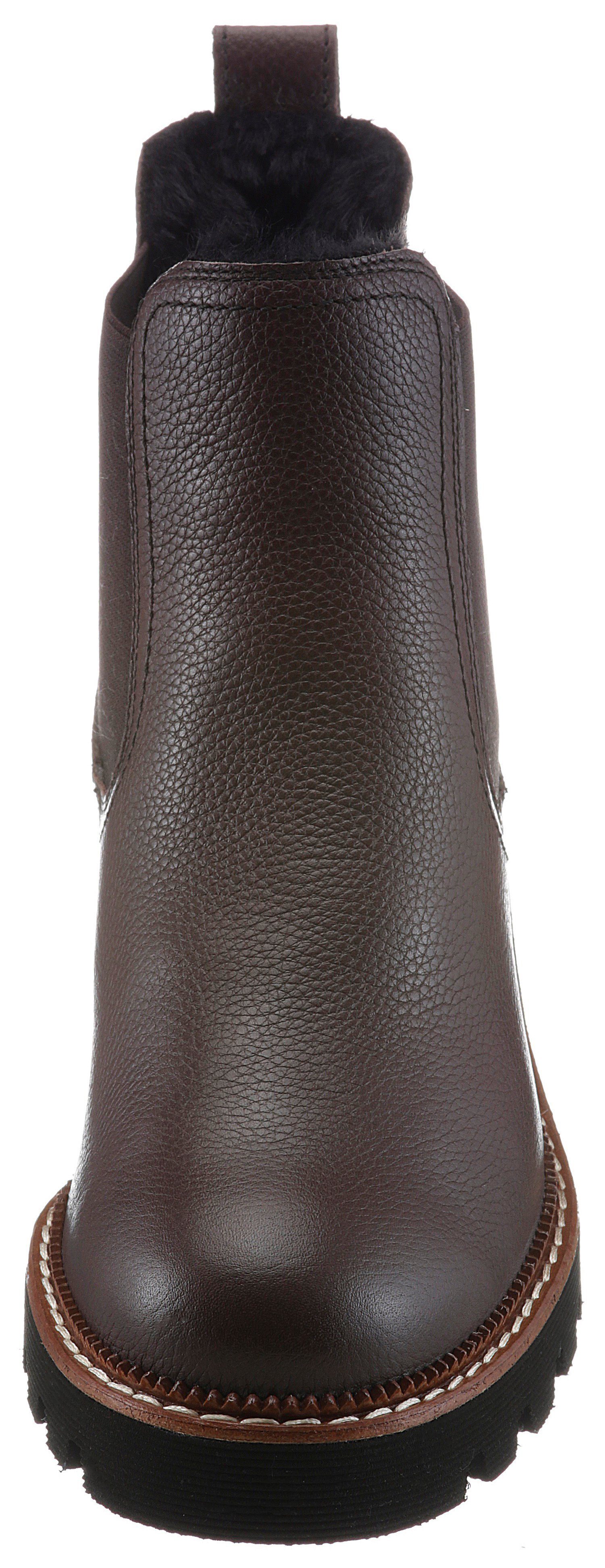 Paul Green Chelsea-boots winter ankle boots, block heel, with profile sole