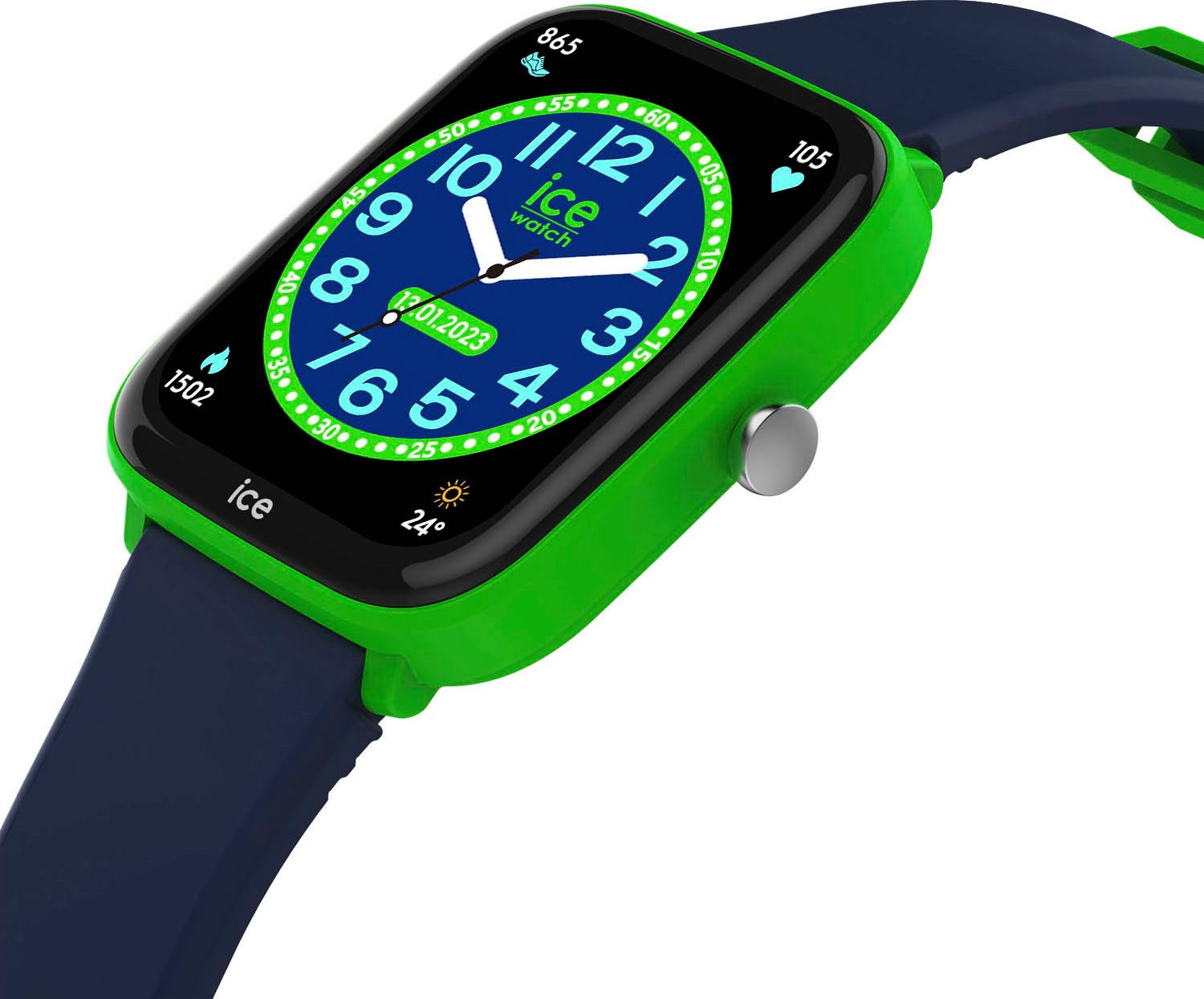 ice-watch Smartwatch ICE smart junior 2.0 Armbandhorloge, jongenshorloge, kinderen, siliconen armband, speelmodus, sportprofiel