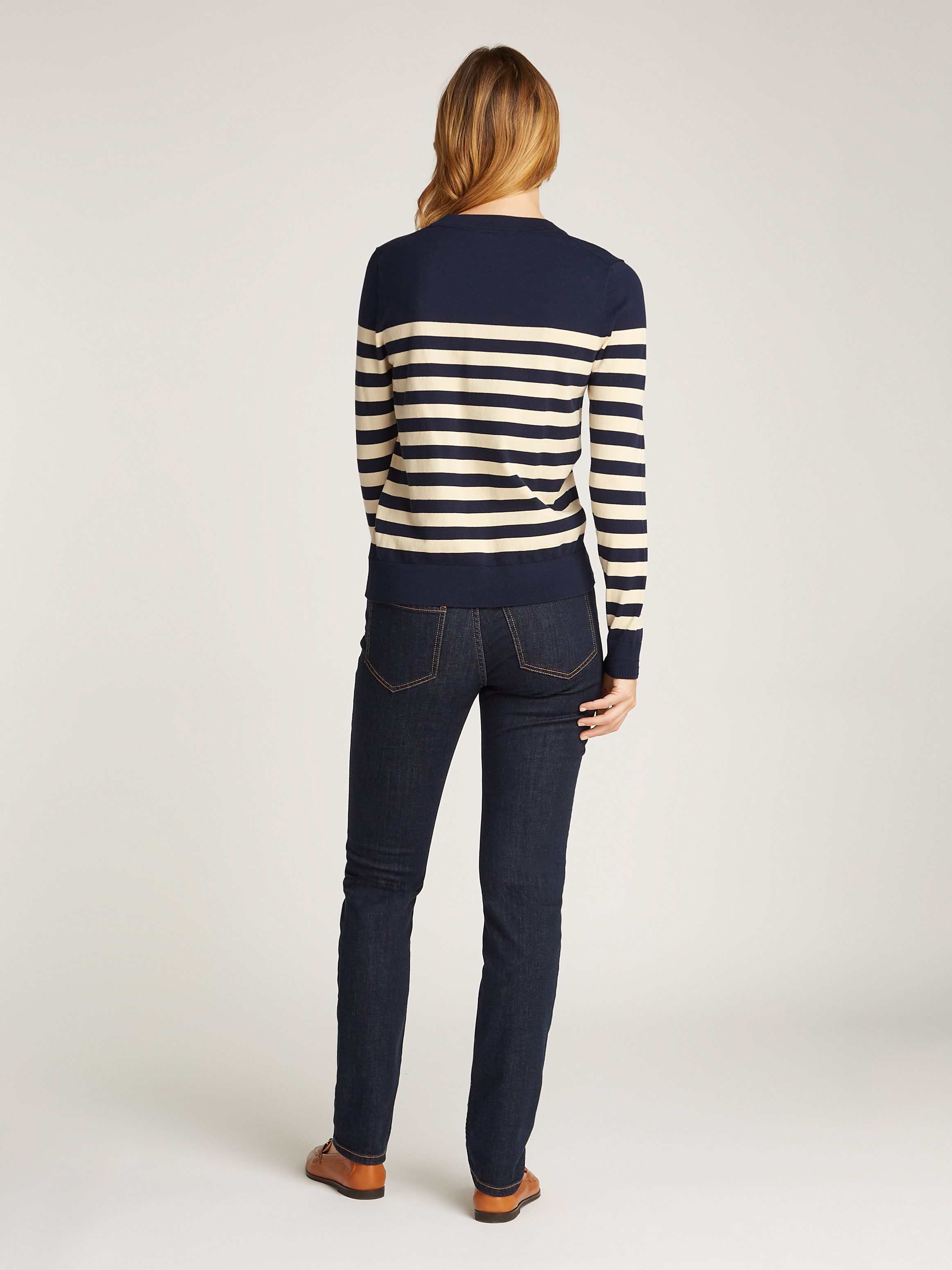 Tommy Hilfiger Trui met ronde hals CO JERSEY STITCH LS C-NK SWT