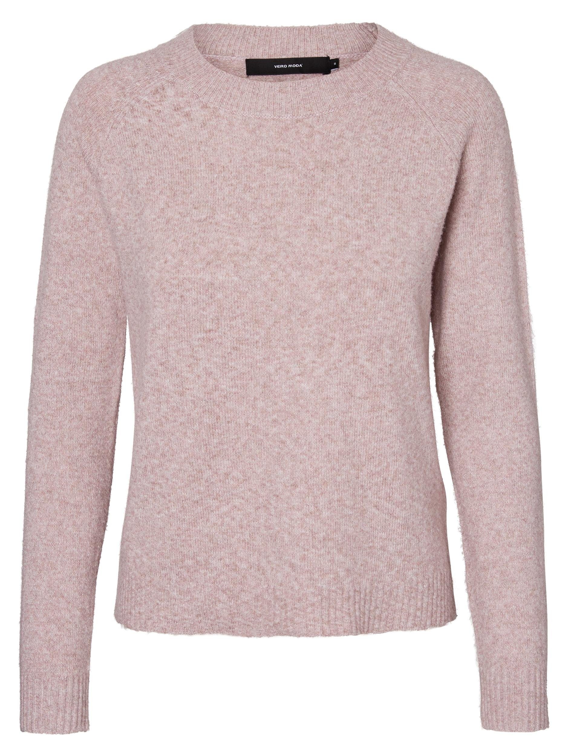 Vero Moda Trui met ronde hals VMDOFFY in gemêleerde look