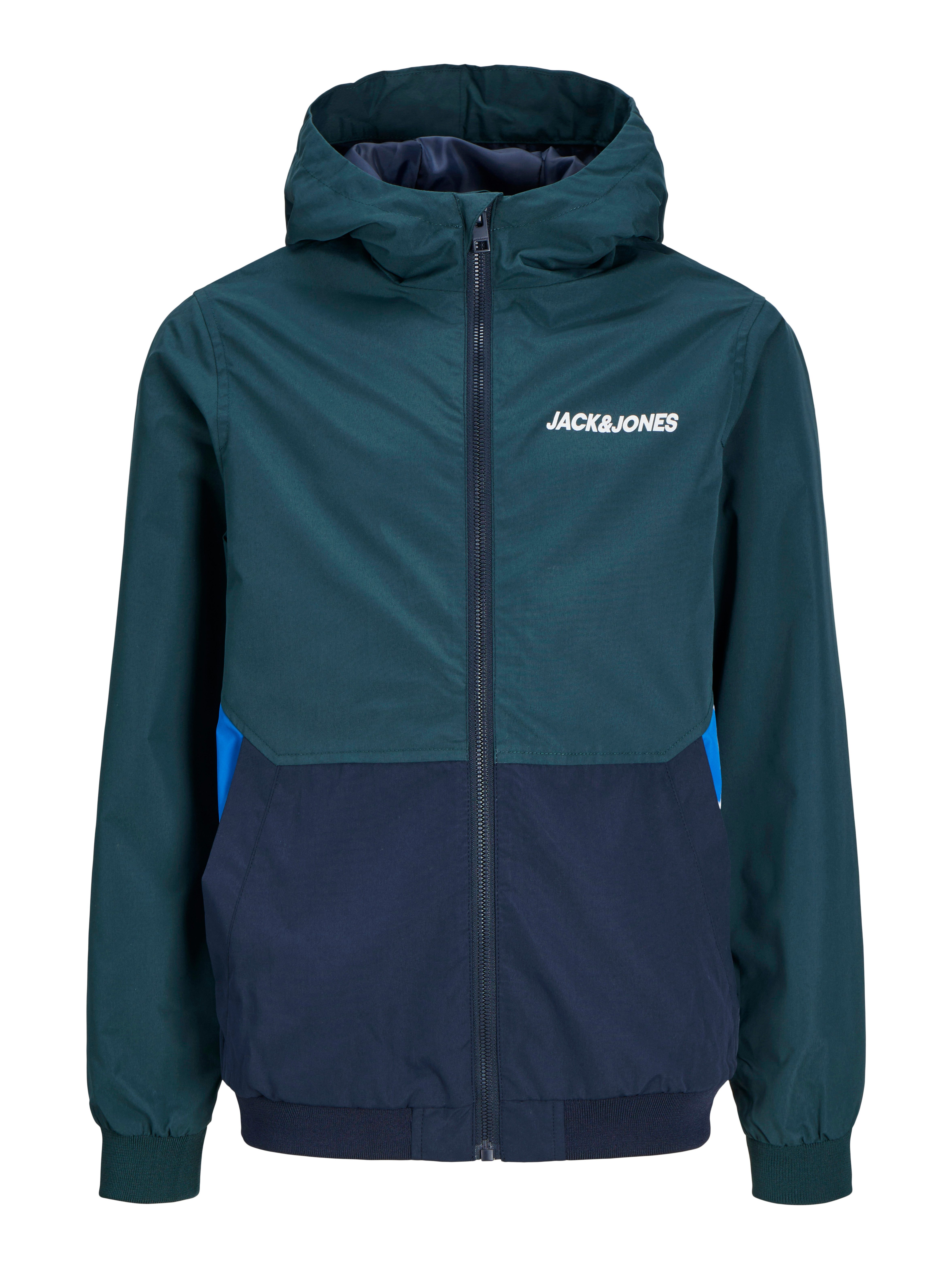 Jack & Jones Junior Outdoorjack JJERUSH waterafstotend, met capuchon, matte finish