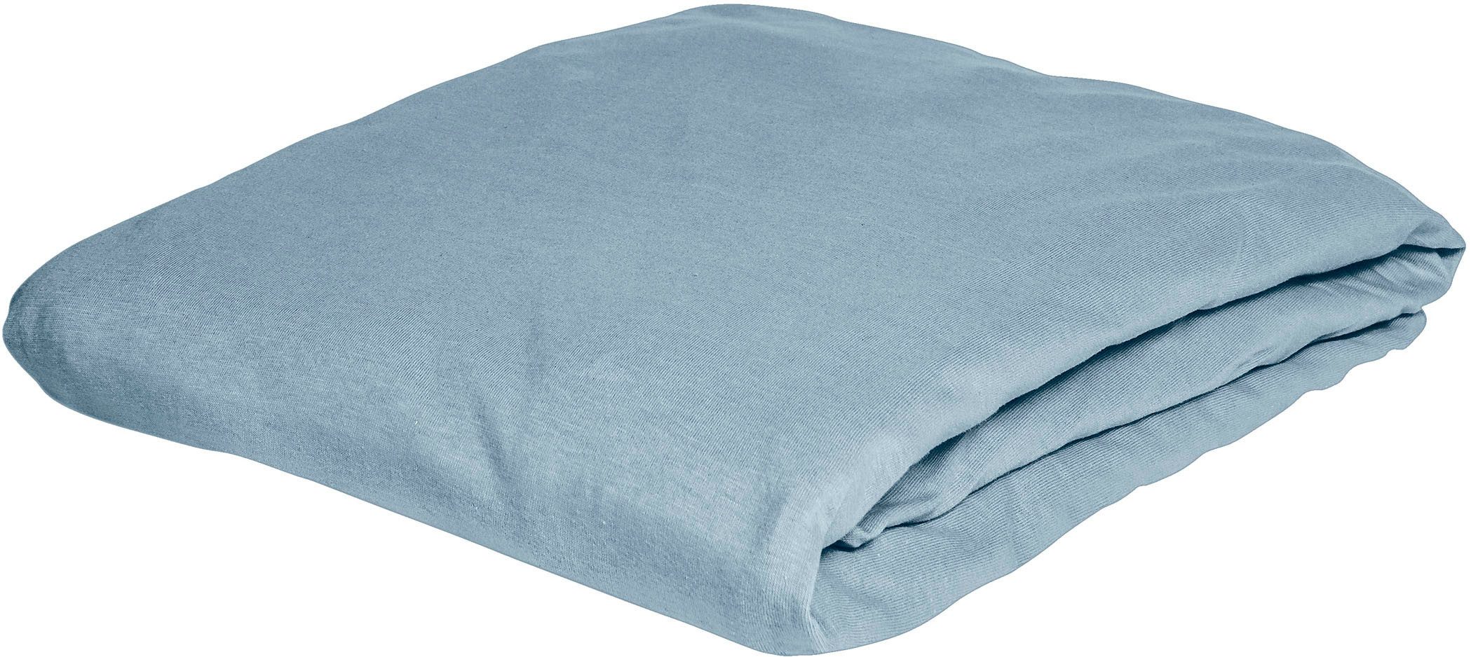 BIERBAUM Hoeslaken Biber, knuffelig warm in de winter 100% katoen, onderhoudsvriendelijk, voor matrassen tot 20 cm hoogte (1 stuk)