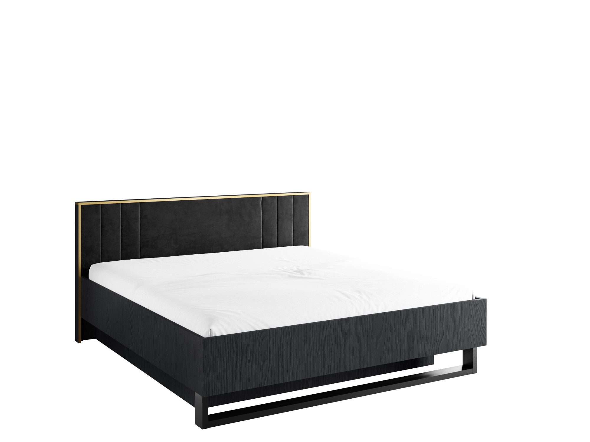 Leonique Bed Bellot met opbergruimte, zonder matras, BxDxH 189x211x97 cm