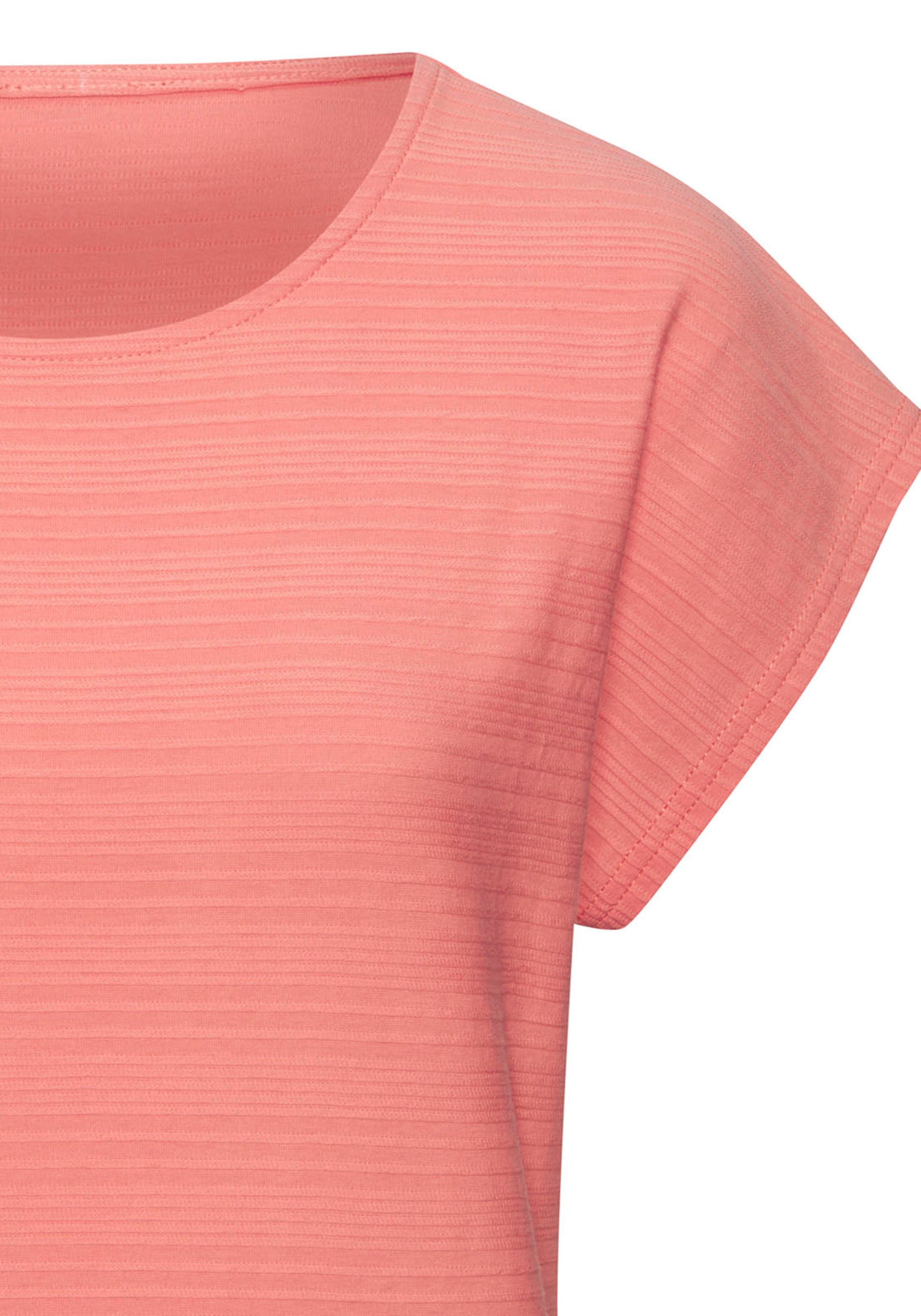 Vivance T-shirt Met modieuze streepstructuur in een zachte katoenkwaliteit (1-delig)