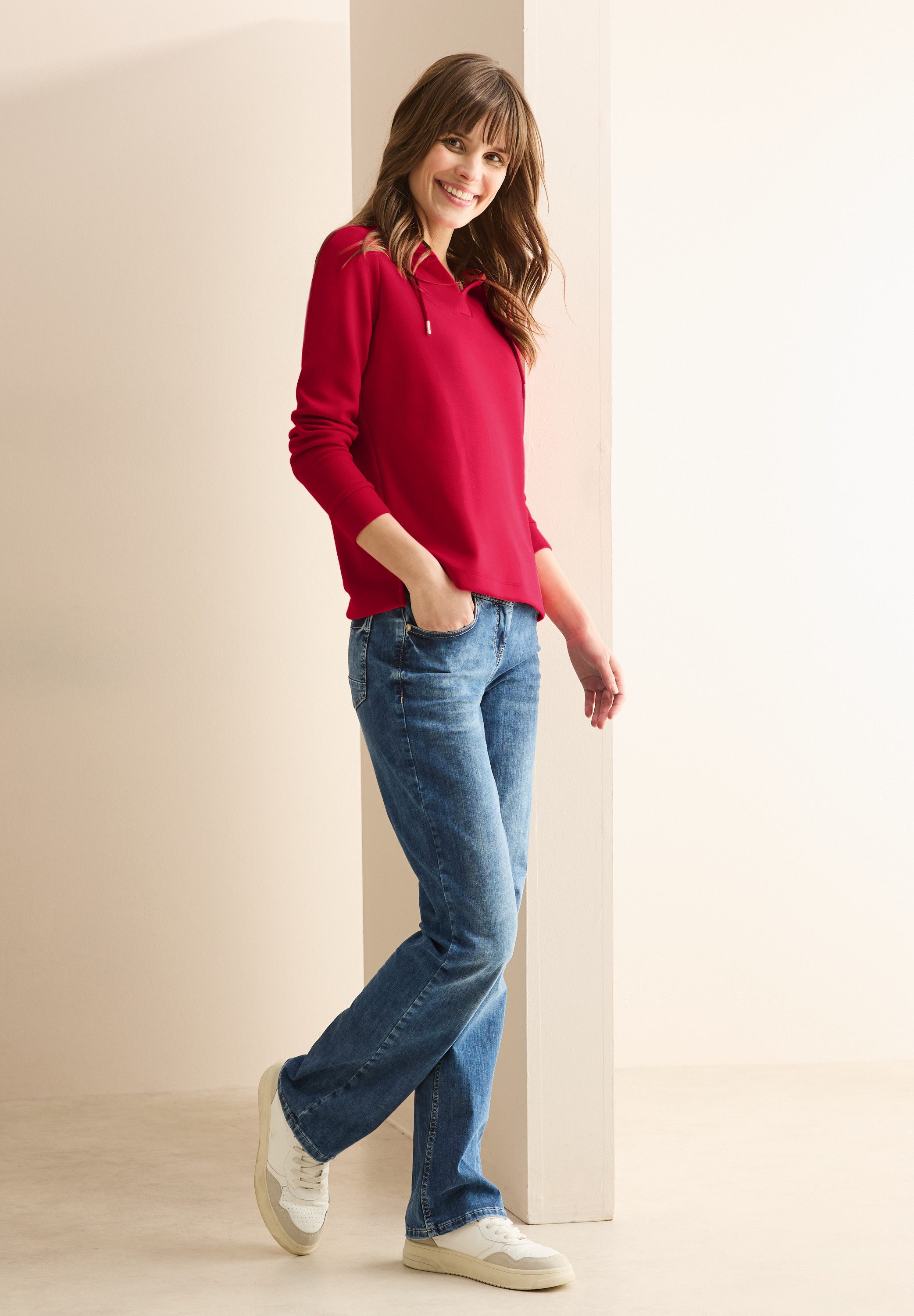 Cecil Shirt met lange mouwen met een capuchon