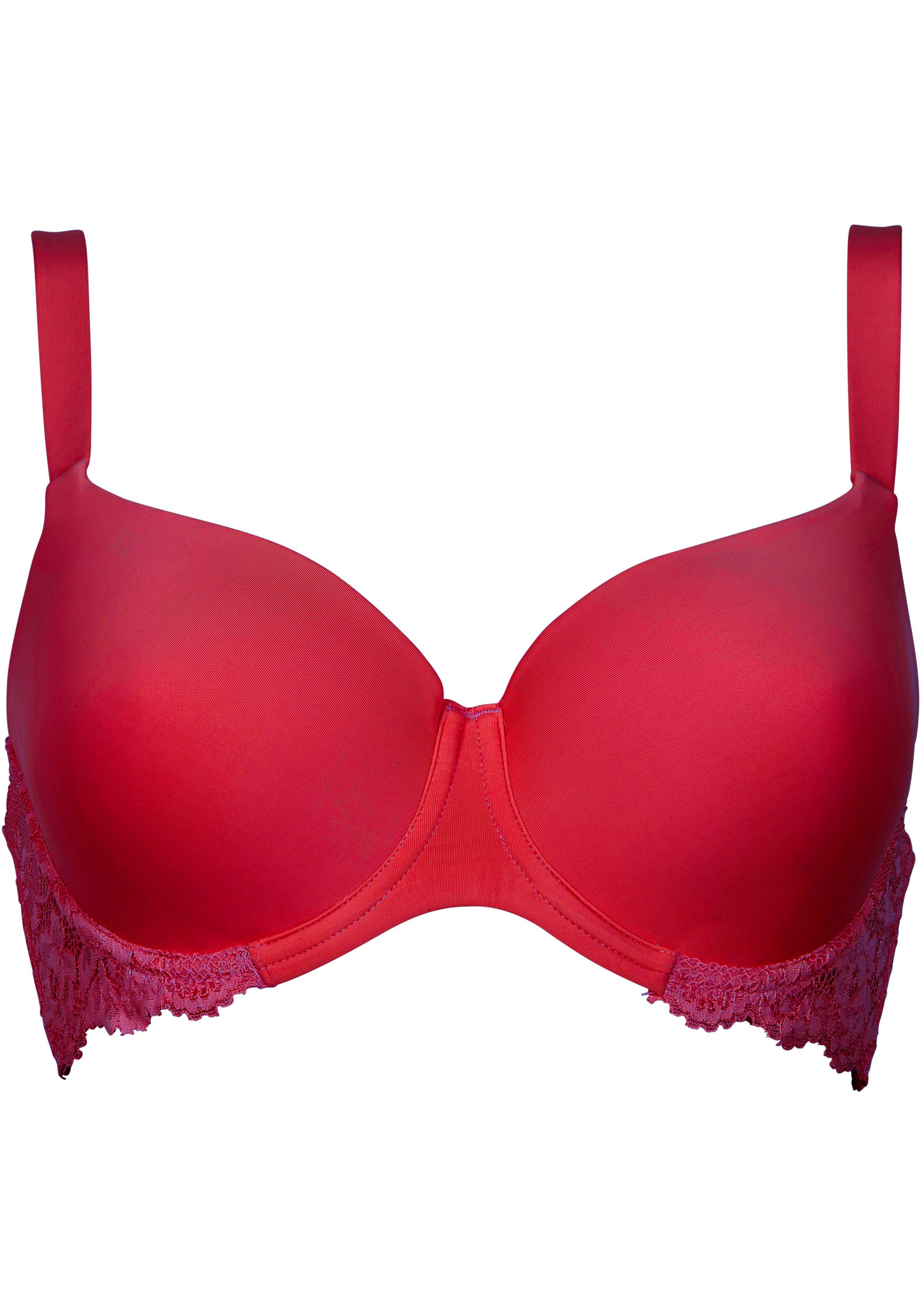 After Eden D-cup & up T-shirt-bh Liv met fijne puntige versieringen