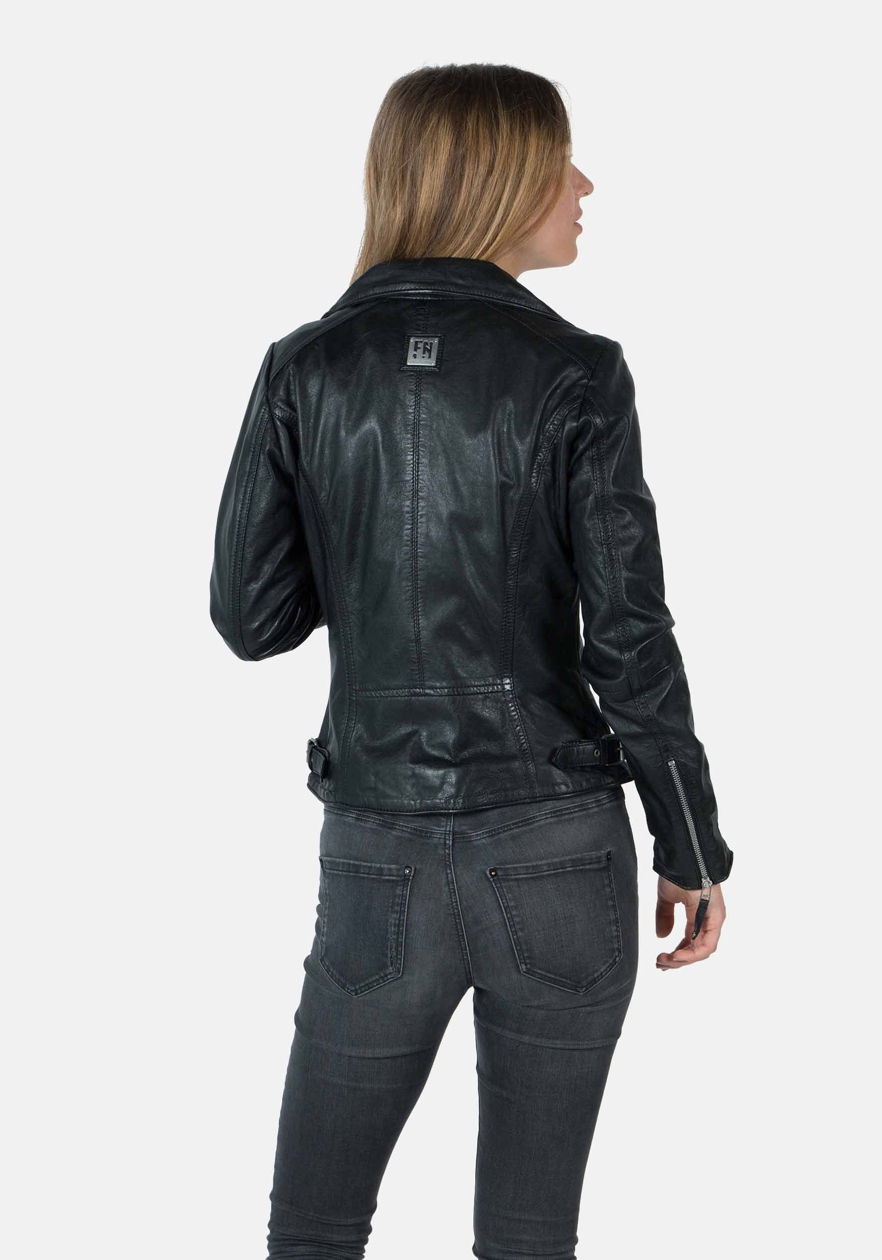 Freaky Nation Leren jack Biker Princess
