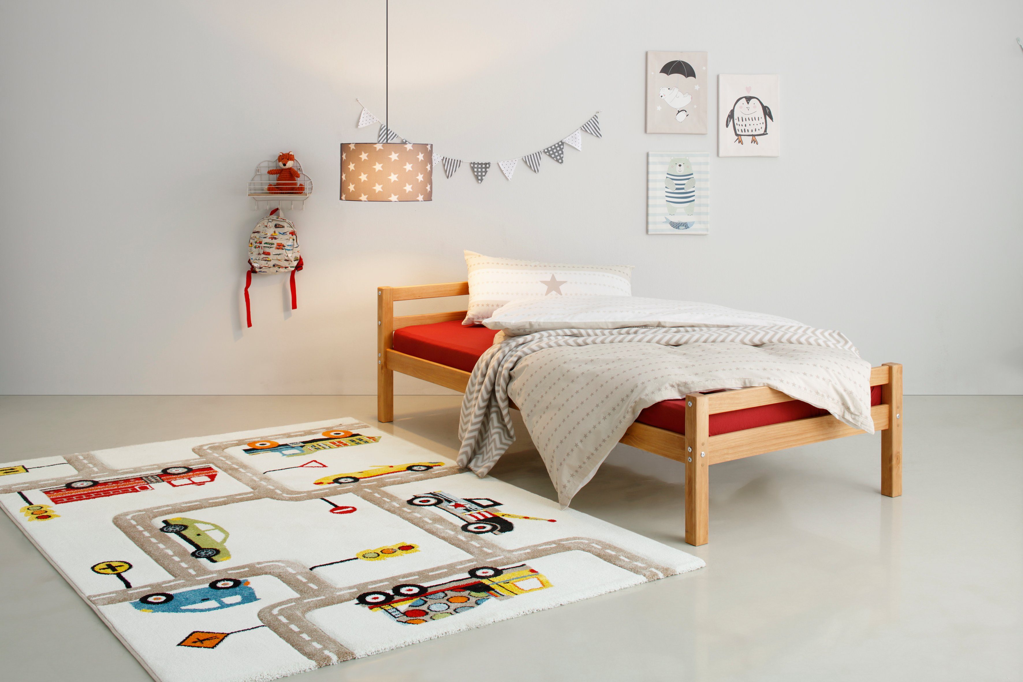 Lüttenhütt Kinderledikant Alpi 1-persoons van mooi grenenhout, lattenbodem, ligoppervlak 90x200 cm