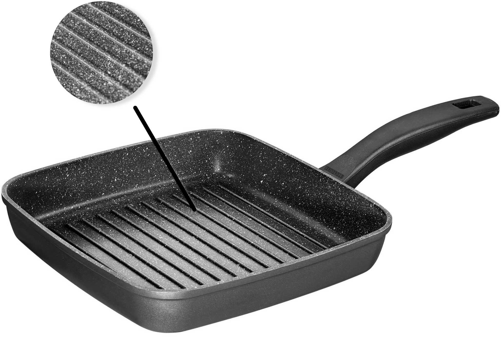 STONELINE Grillpan 26x26 cm, inductie
