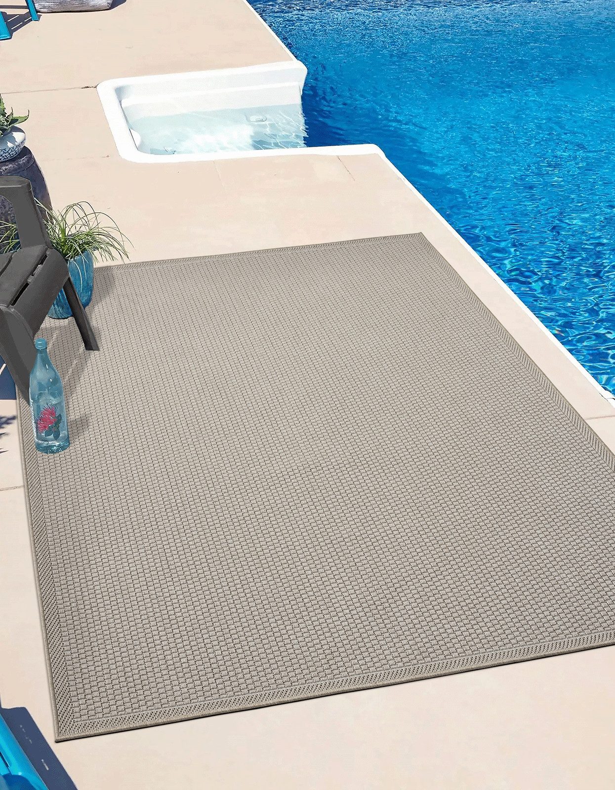 The carpet Vloerkleed Toulouse moderne robuuste binnen- en buitenkleed