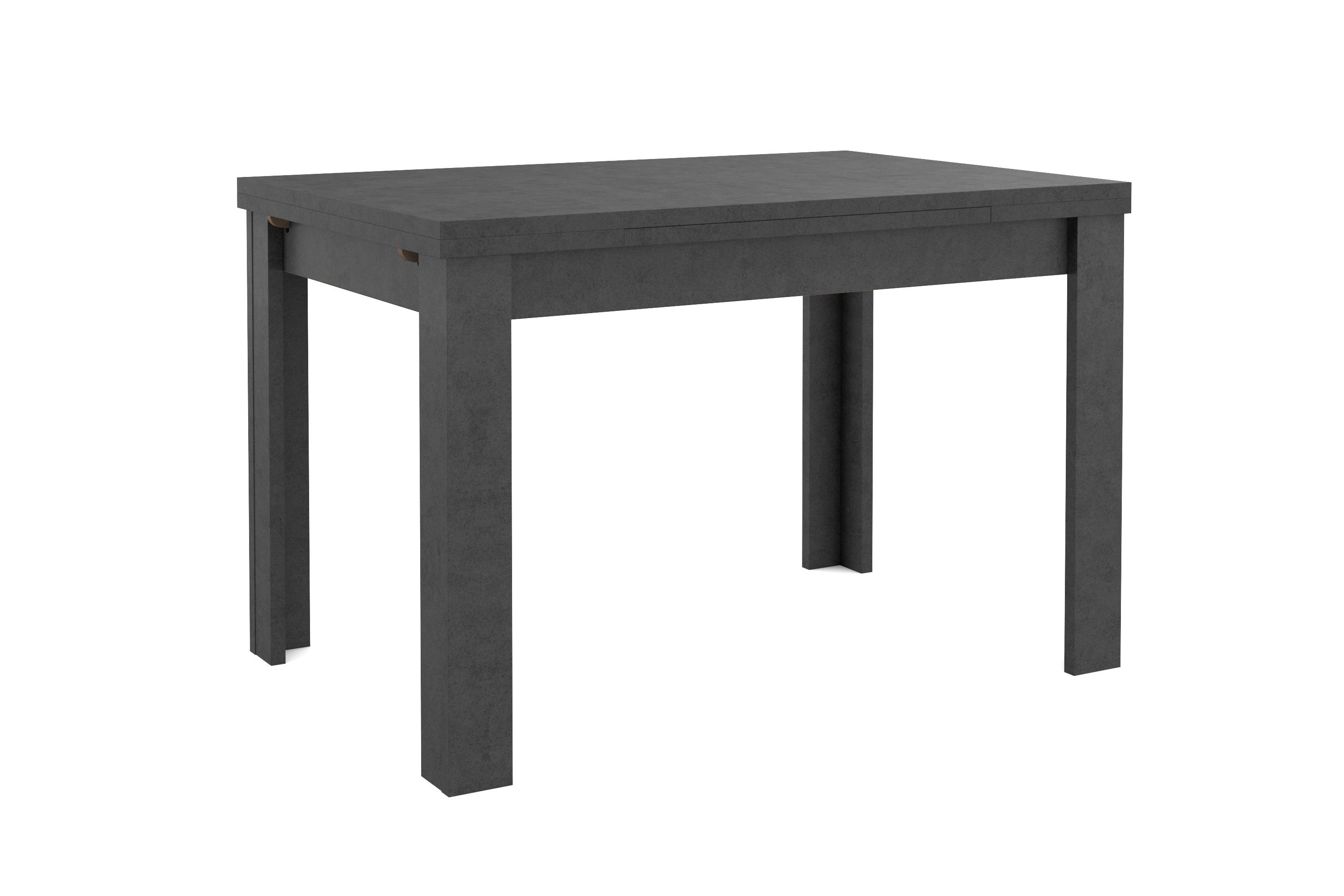 Mäusbacher Eettafel Monti BESTSELLER!, tafel, keukentafel, uittrekbare tafel uit te trekken tot 136 cm eettafels grijs