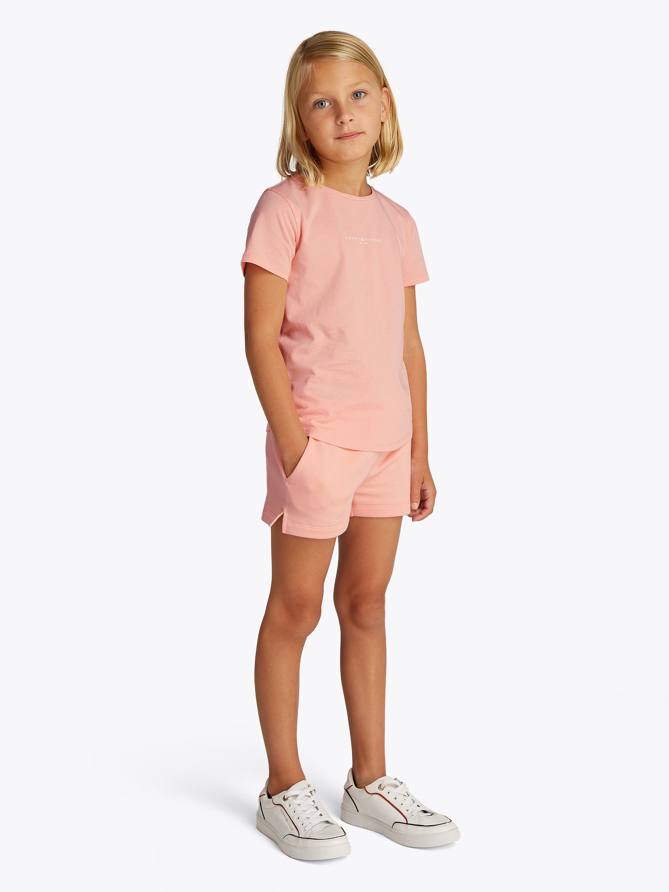 Tommy Hilfiger T-shirt short MINI CORP SET TEE + SHORT (2-delig)
