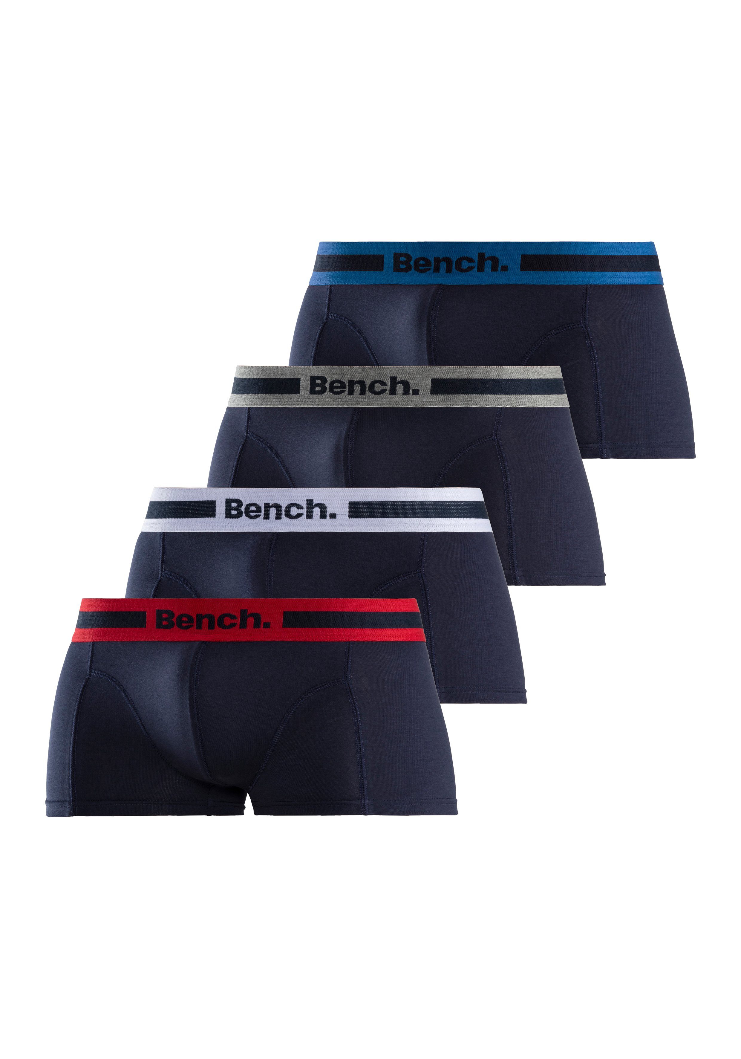 Bench. Hipster strak zittende boxershorts van katoenmix (set, 4 stuks)