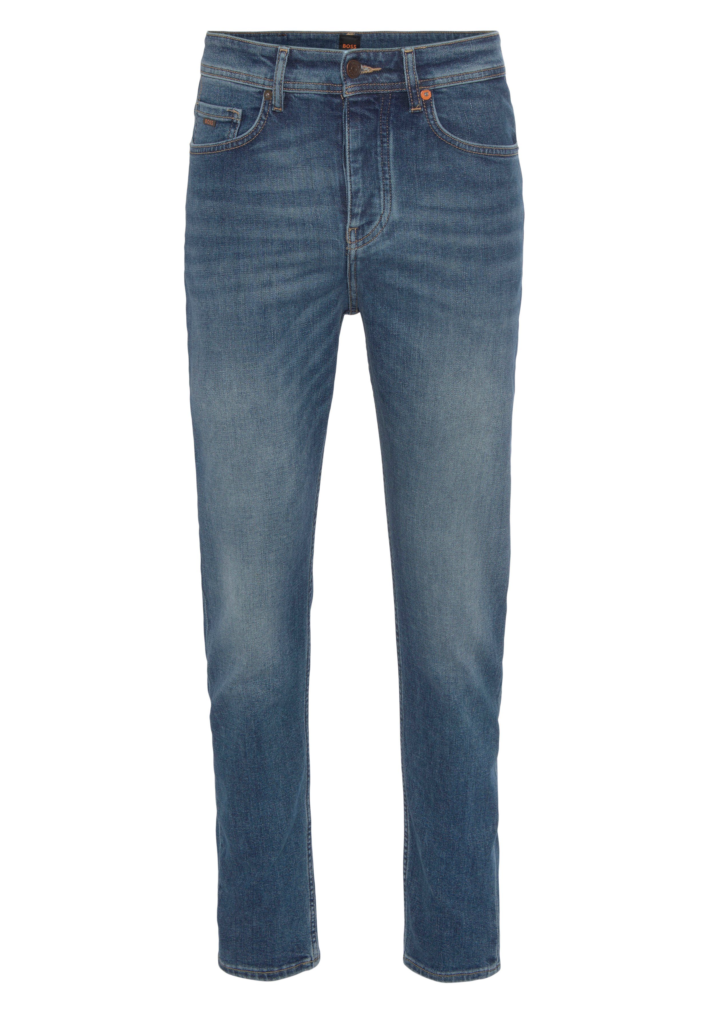 Boss Orange Regular fit jeans Taber BC-C met boss-label