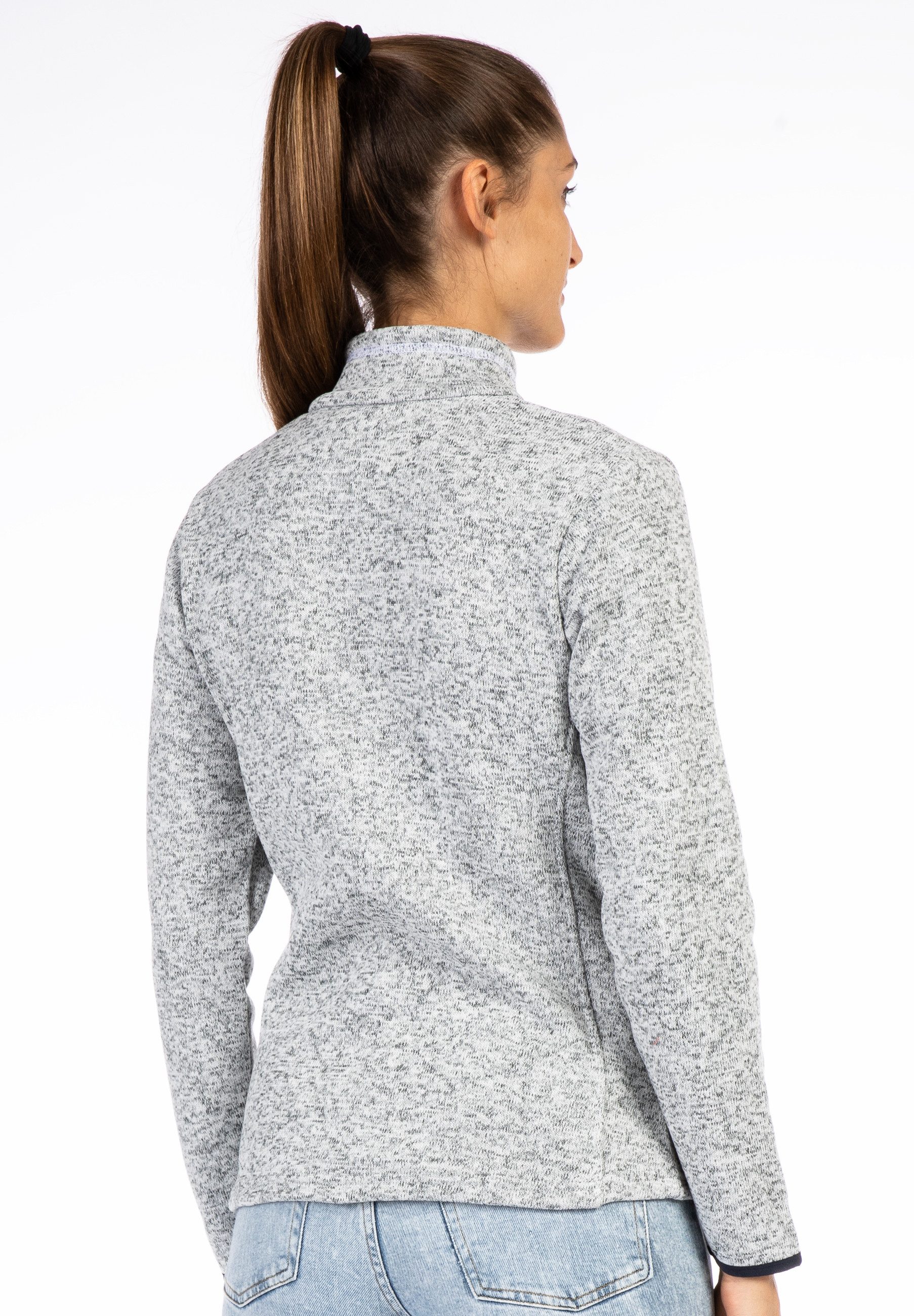 DEPROC Active Gebreid fleecejack KIRKVALE X WOMEN