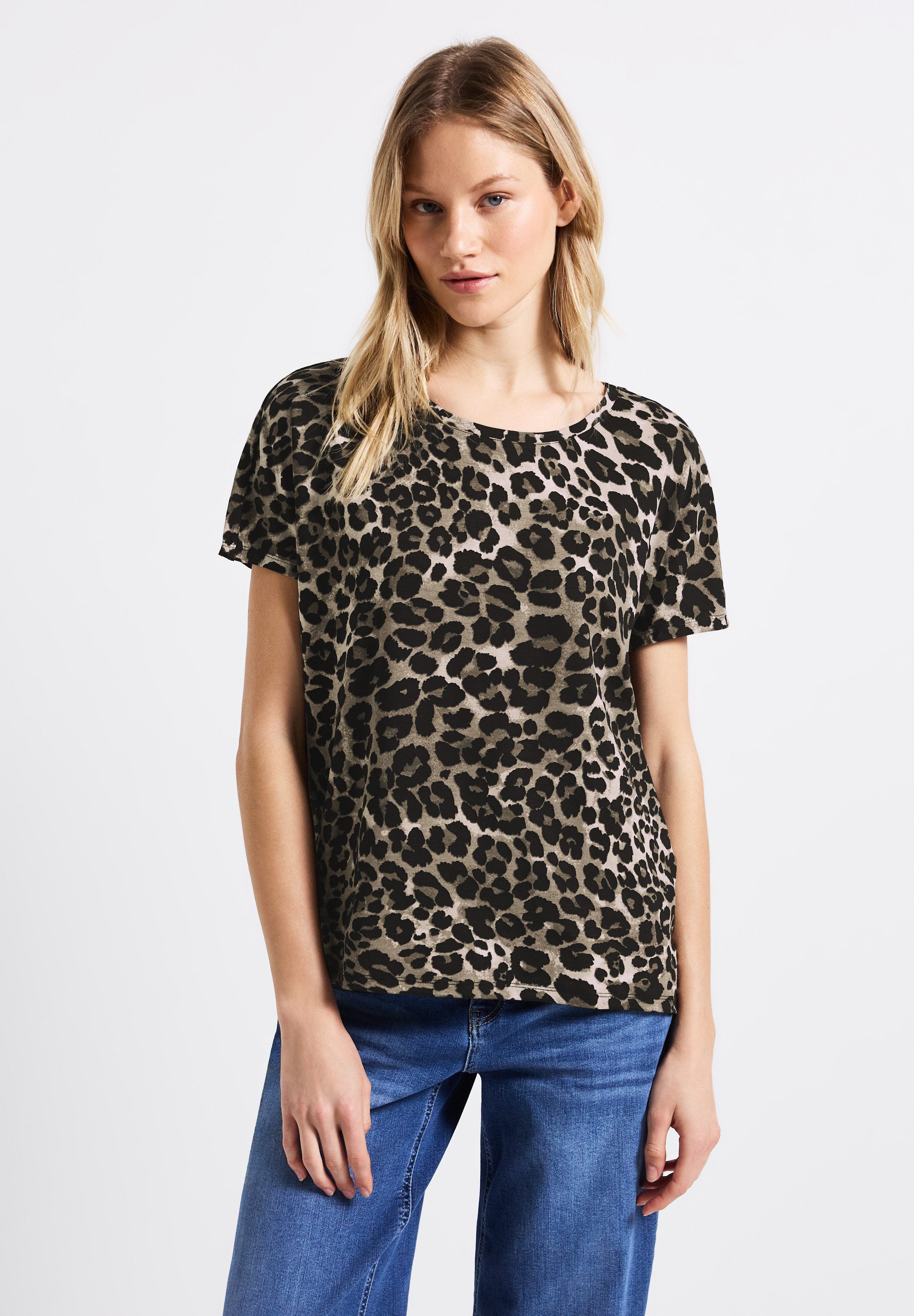 STREET ONE Shirt met print met animal-print