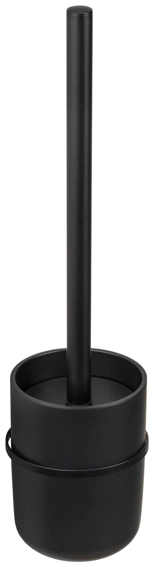 WENKO Toiletset Turbo-Loc® Carpino zwart, bevestigen zonder boren