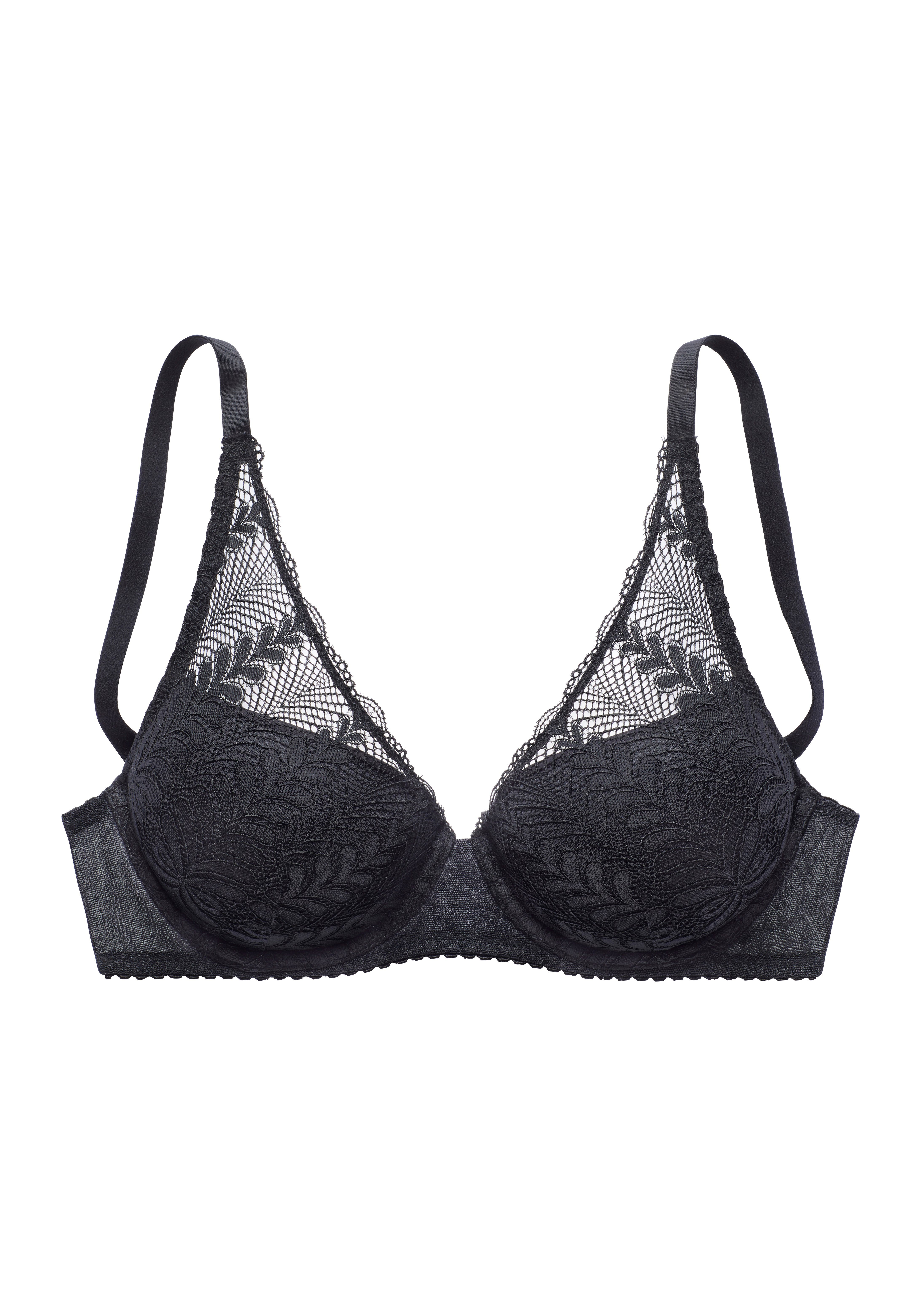 Lascana Bh met steuncups AMIRA met spacer cups en modieuze high-apex vorm, lingerie