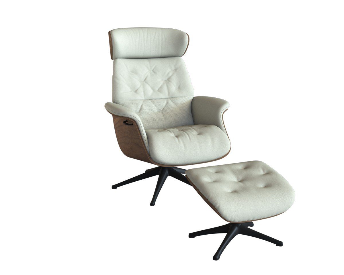 FLEXLUX Relaxfauteuil Volden, functionele stoel, gestoffeerde stoel, armleuningen, TV-fauteuil