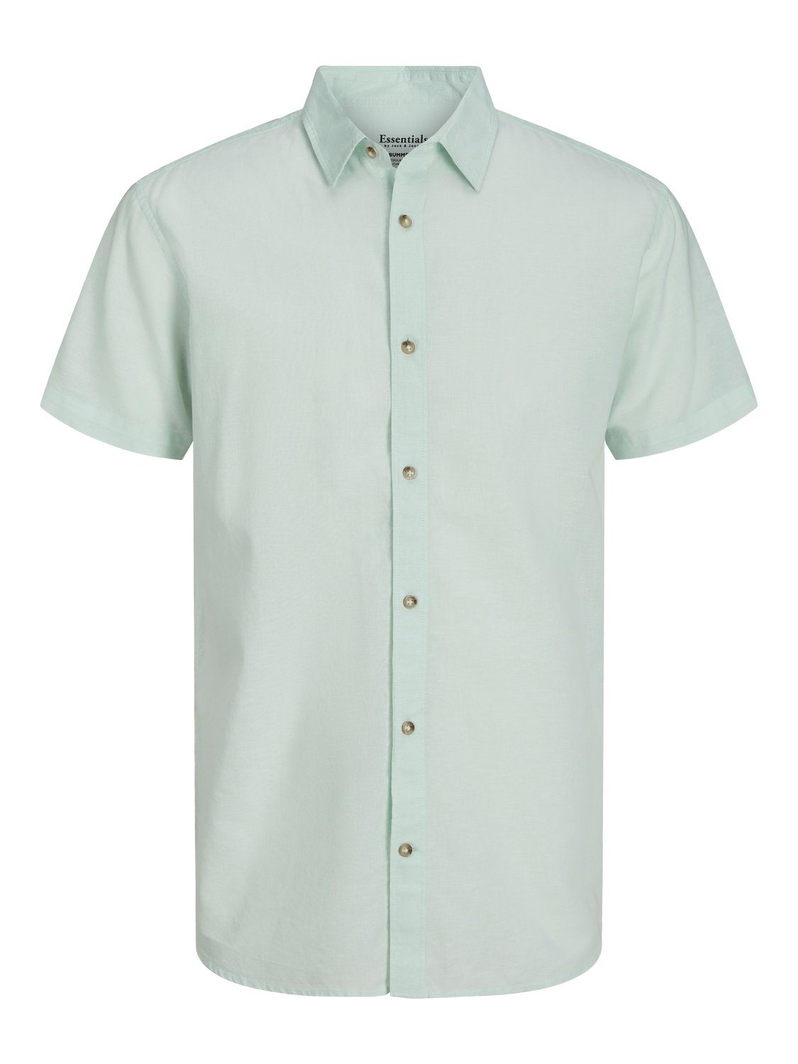 Jack & Jones Overhemd met korte mouwen JJESUMMER LINEN BLEND SHIRT SS SN