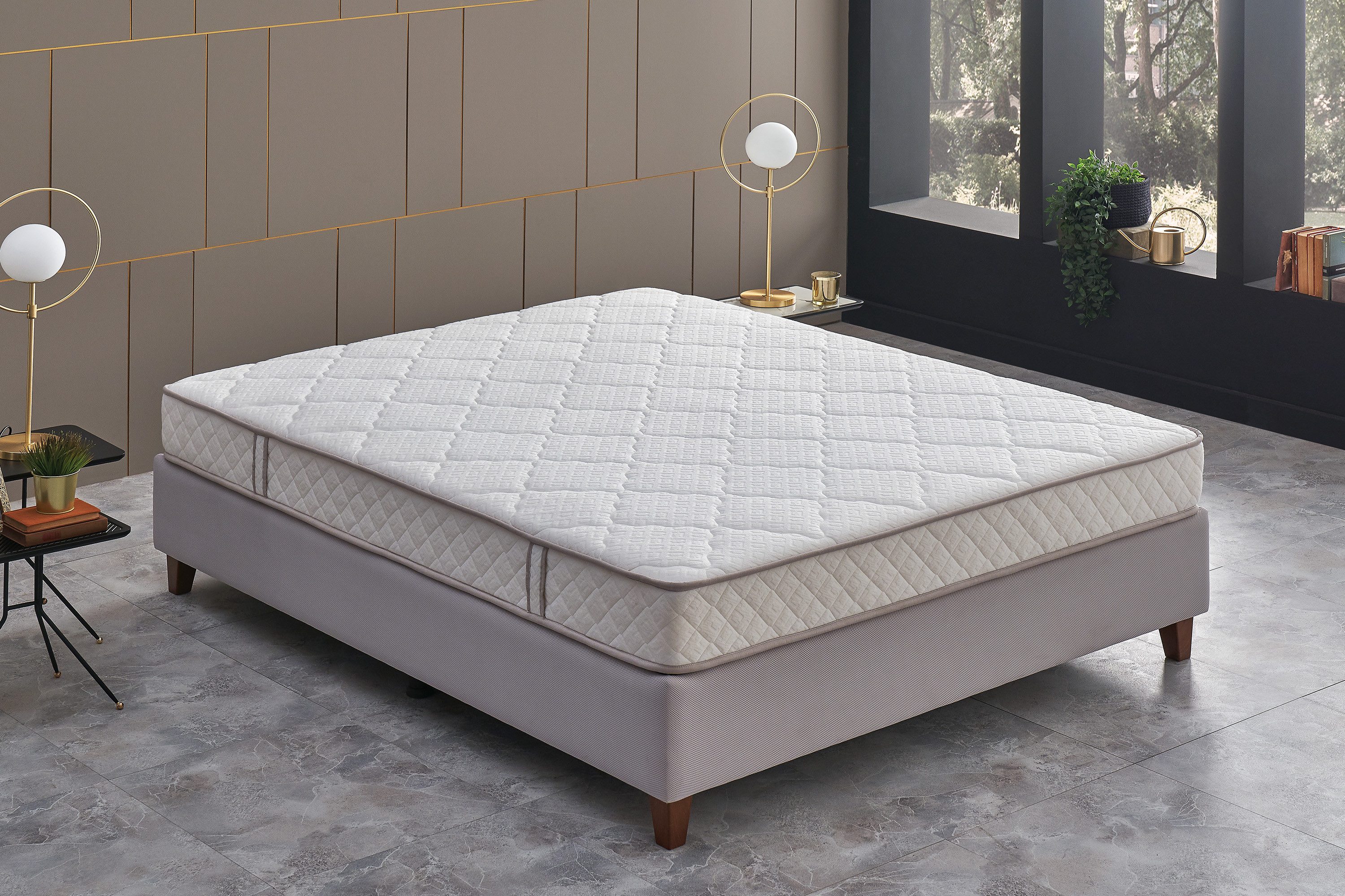 Yatas Pocketveringsmatras Penta Z, matras 90x200, 140x200 cm & andere maten hoogte 19 cm