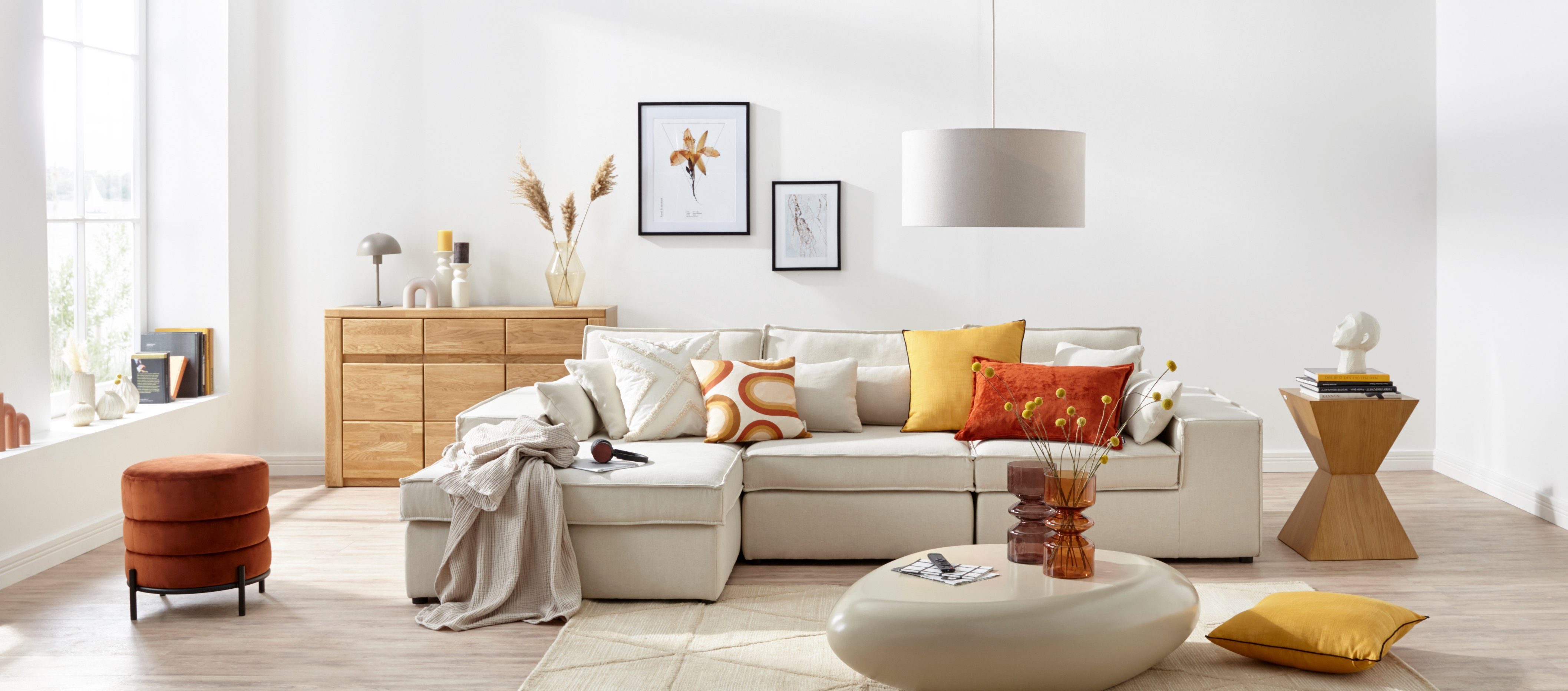 LeGer Home by Lena Gercke Sierkussen Sidonie 2-delige set, hoog-laag ontwerp, kussenhoezen zonder vulling, twee maten (2 stuks)