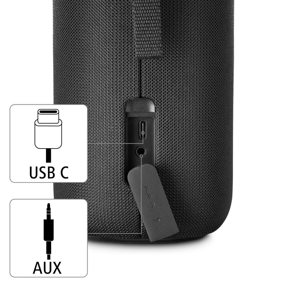 Hama Bluetooth luidspreker Bluetooth box led 30 W Xtra bas 360ᵒ geluid, waterdicht volgens IPX4