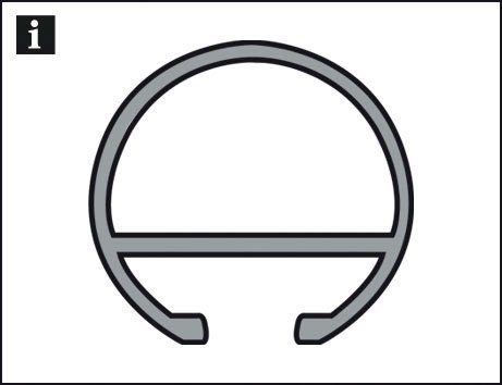 GARDINIA Gordijnroede Rail binnenin I Serie enkelprogramma Chicago Ø 20 mm, zonder accessoires (1 stuk)