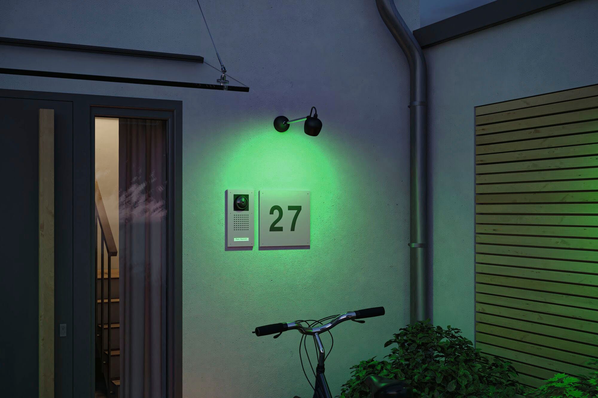 Paulmann Led-tuinverlichting Buiten 230V Wand Kikolo RGBW ZigBee (1 stuk)