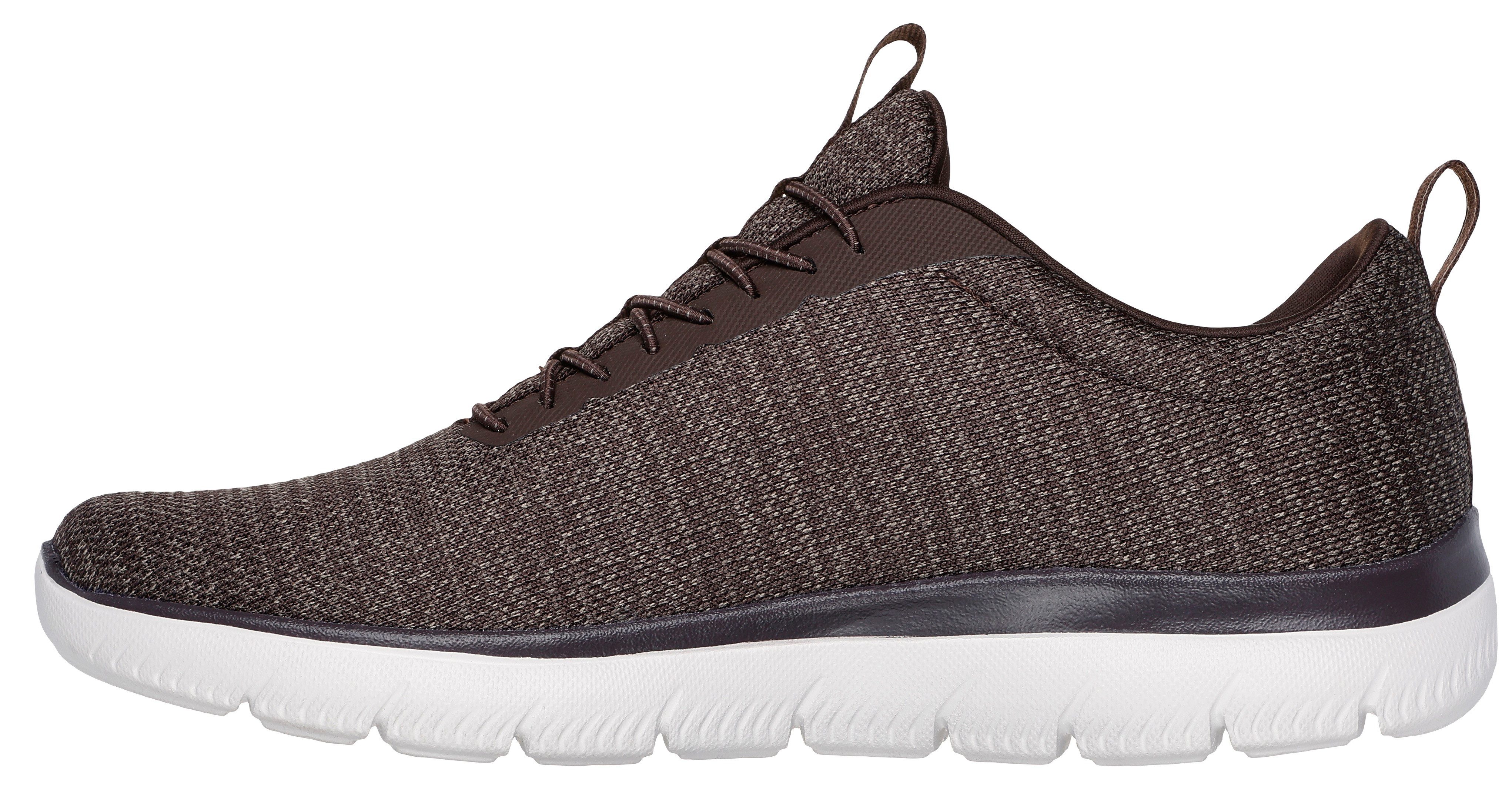 Skechers Slip-on sneakers SUMMITS- slippers, vrijetijdsschoen, lage schoen met elastische veters