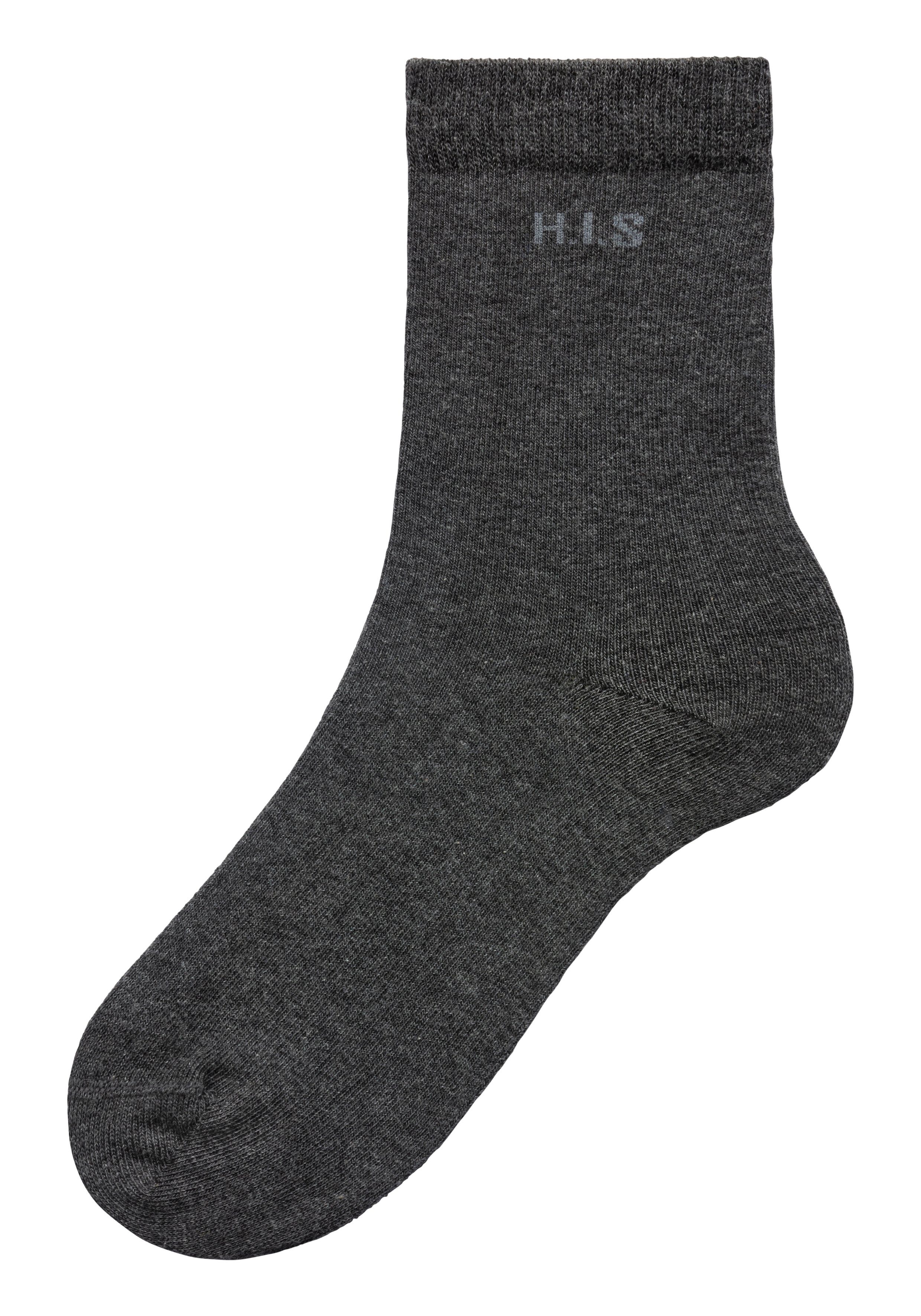 H.I.S Sokken met ingebreid logo (set, 16 paar)