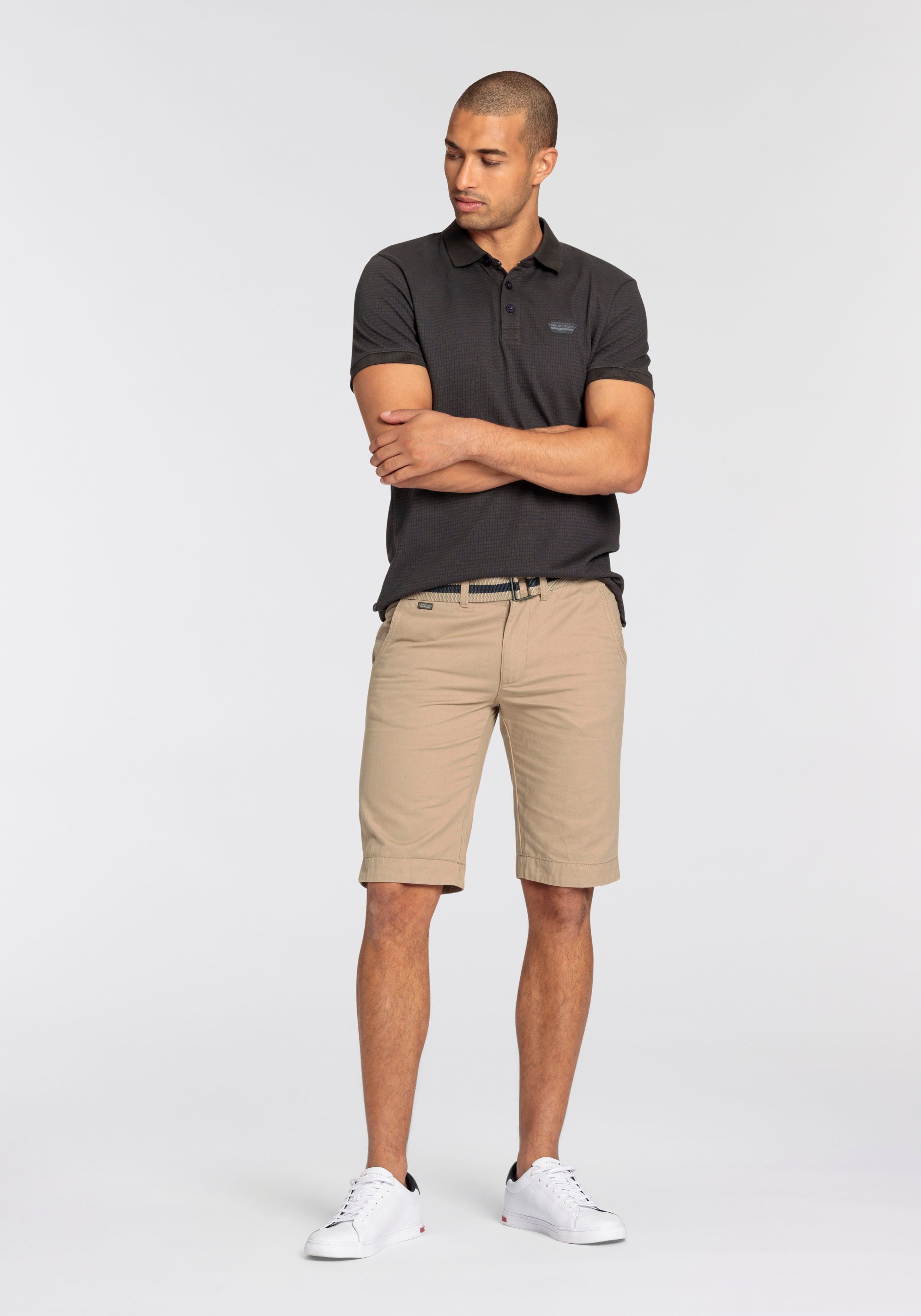 Bruno Banani Chino-short inclusief ceintuur