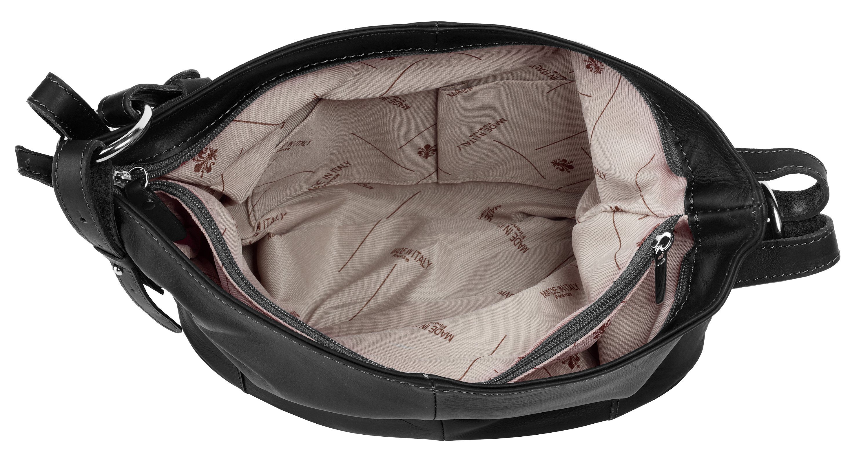 Samantha Look Schoudertas echt leer, made in italy
