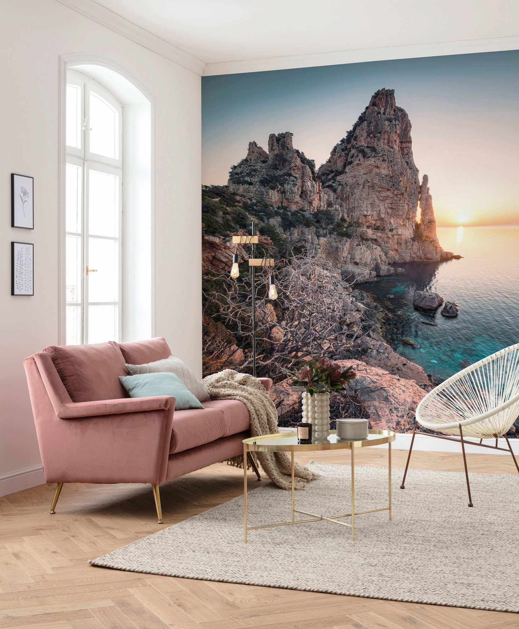 Komar Vliesbehang Digitale print vlies - Colors of Sardegna - Afmeting 250 x 280 cm (5 stuks)