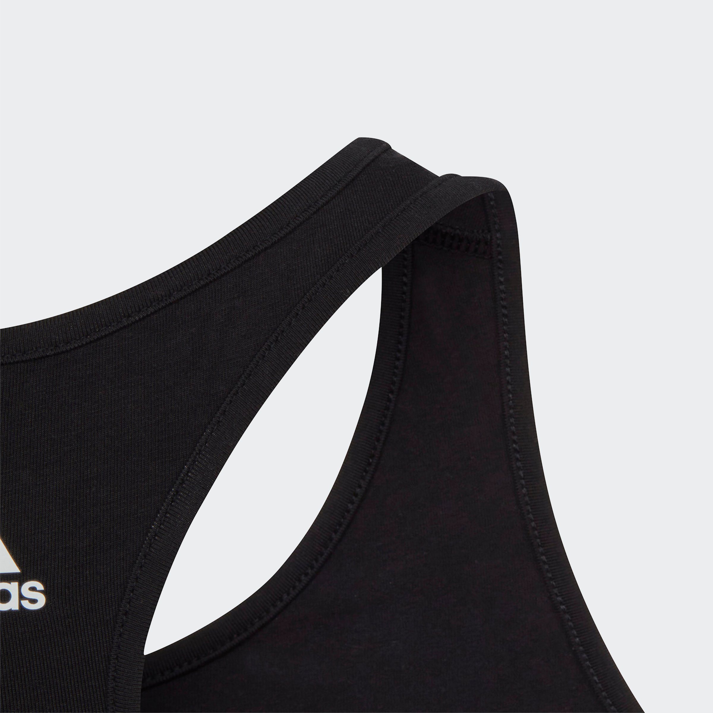 adidas Sportswear Sport-bh ESSENTIALS LINEAR LOGO COTTON BUSTIER (1-delig)