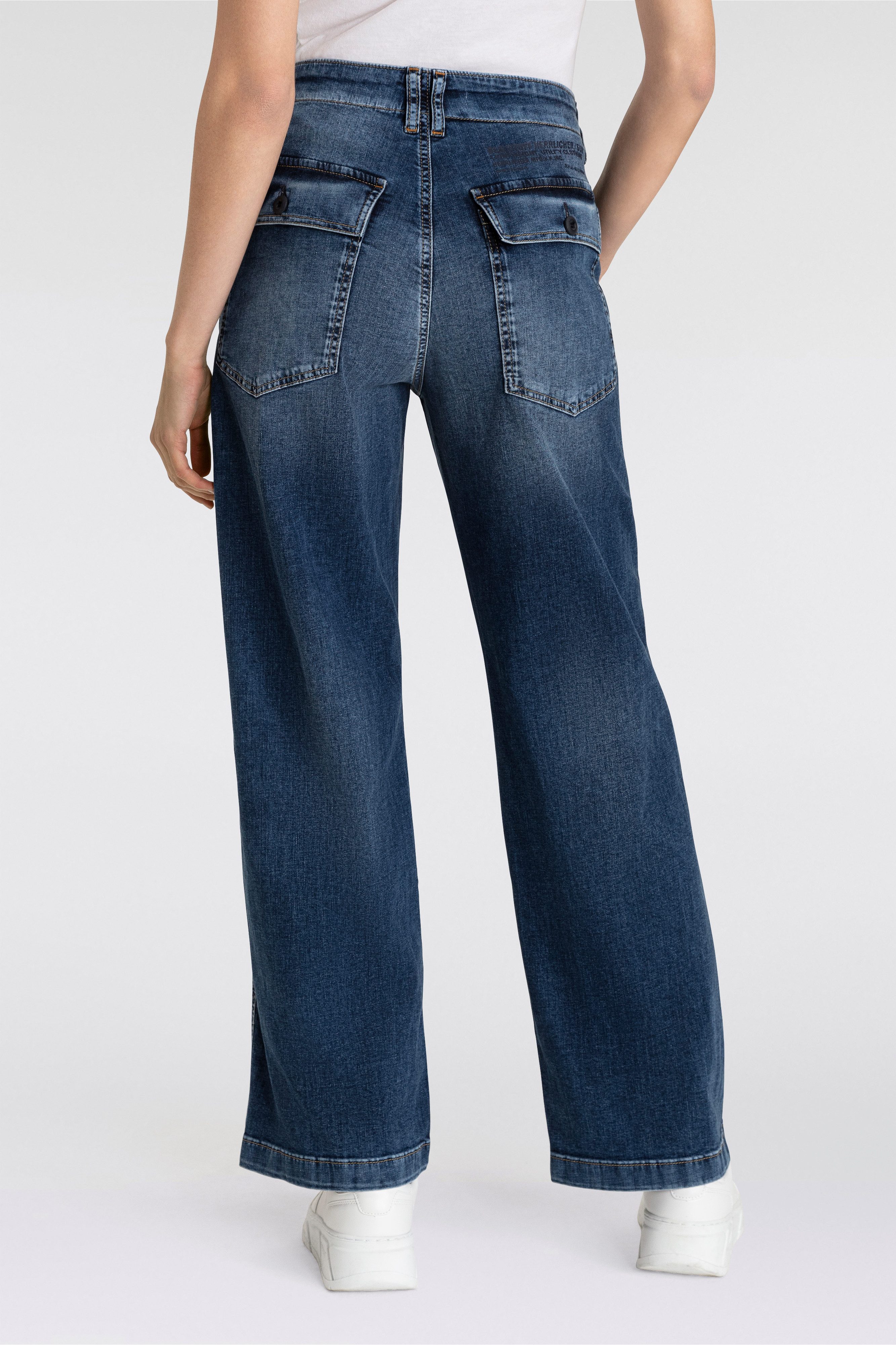 Herrlicher 5-pocket jeans Fatique Women Wide Recycled Light Denim