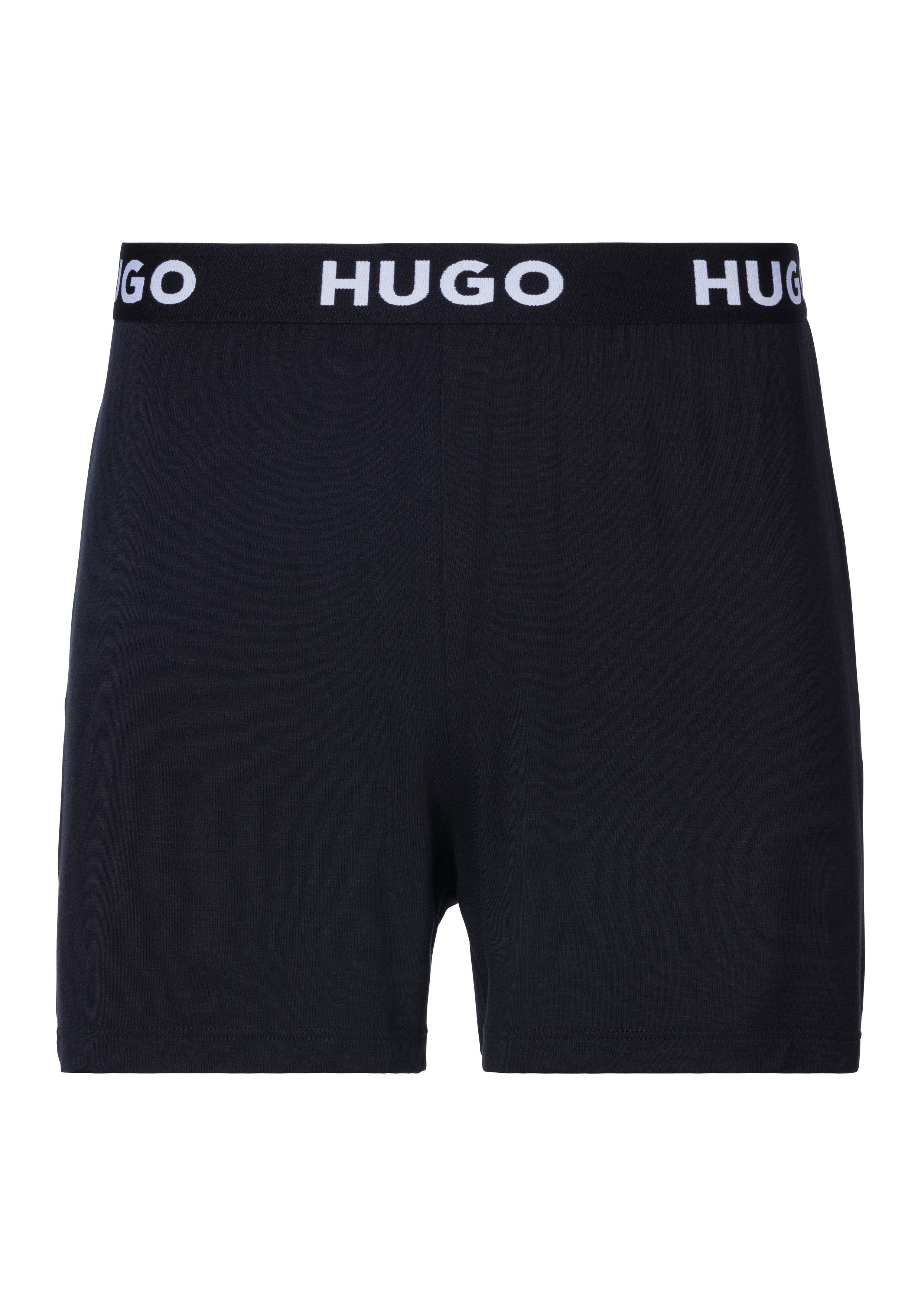 HUGO underwear Pyjamashort UNITE_SHORTS 10247048 01 met hugo logo-elastiekband aan de tailleband