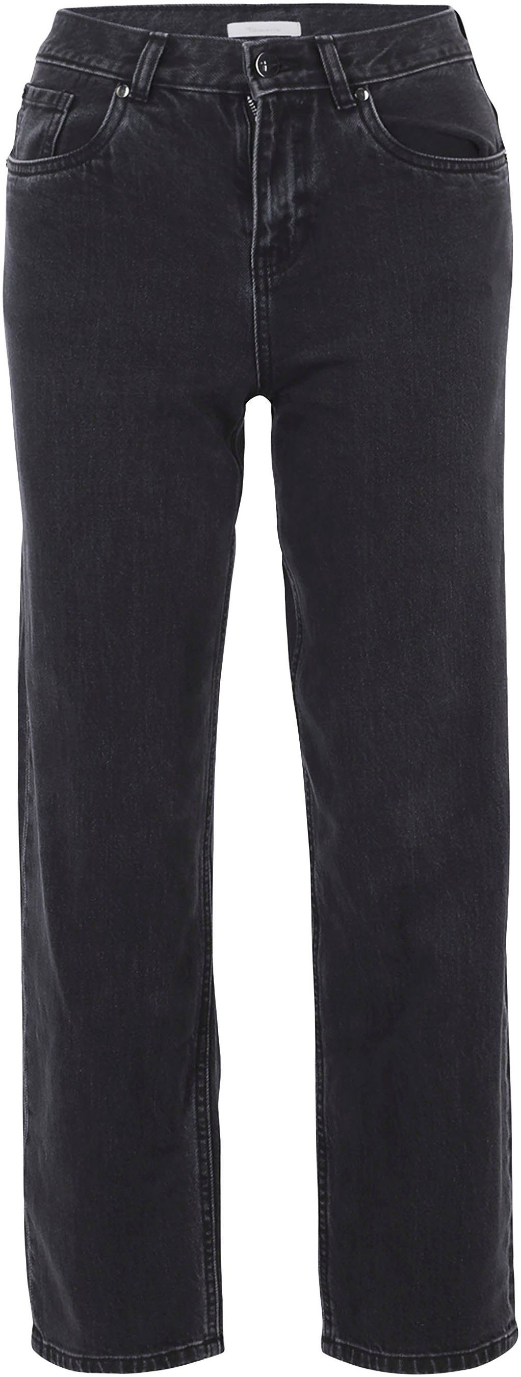 Tamaris Straight jeans met logo-badge - nieuwe collectie