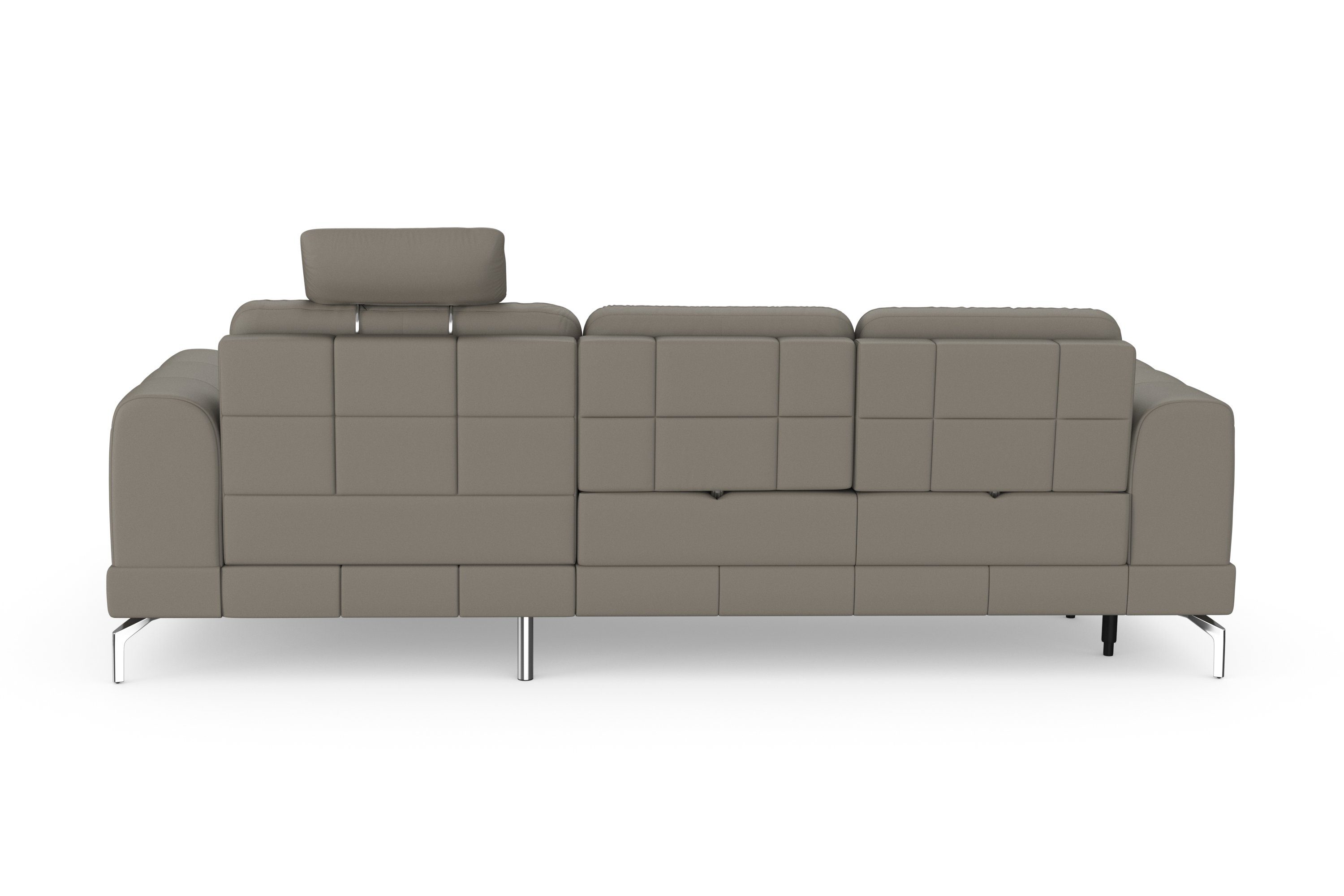 sit&more Hoekbank Bendigo L-vorm inclusief zitdiepteverstelling, bodemvrijheid 15 cm, 2 pootkleuren