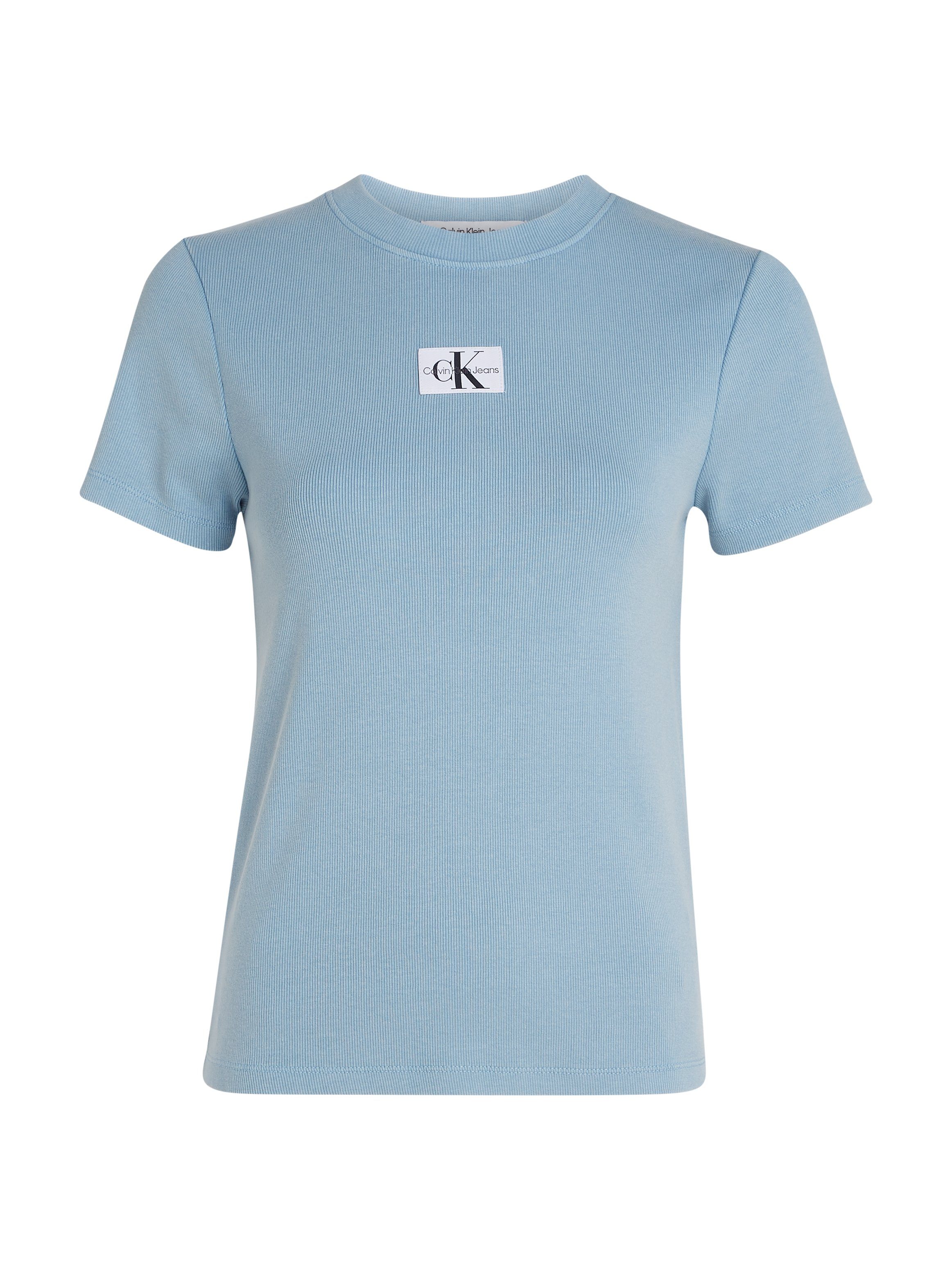 Calvin Klein T-shirt LABEL WASHED RIB SLIM TEE