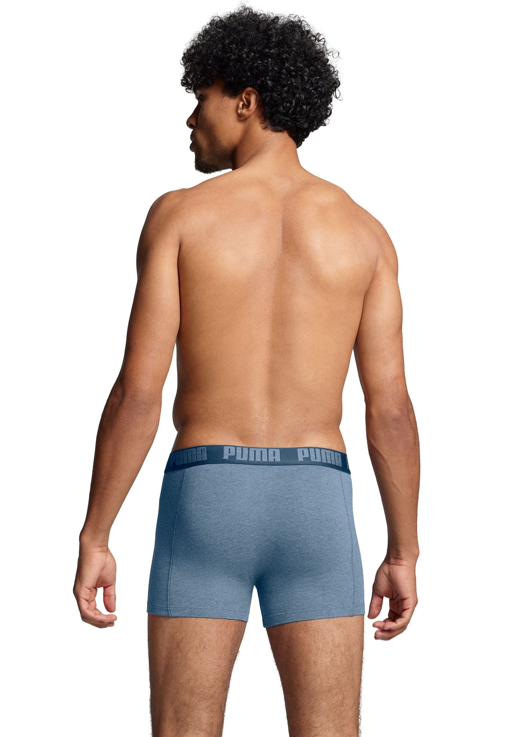 PUMA Boxershort met brede logoband (2 stuks, Set van 2)