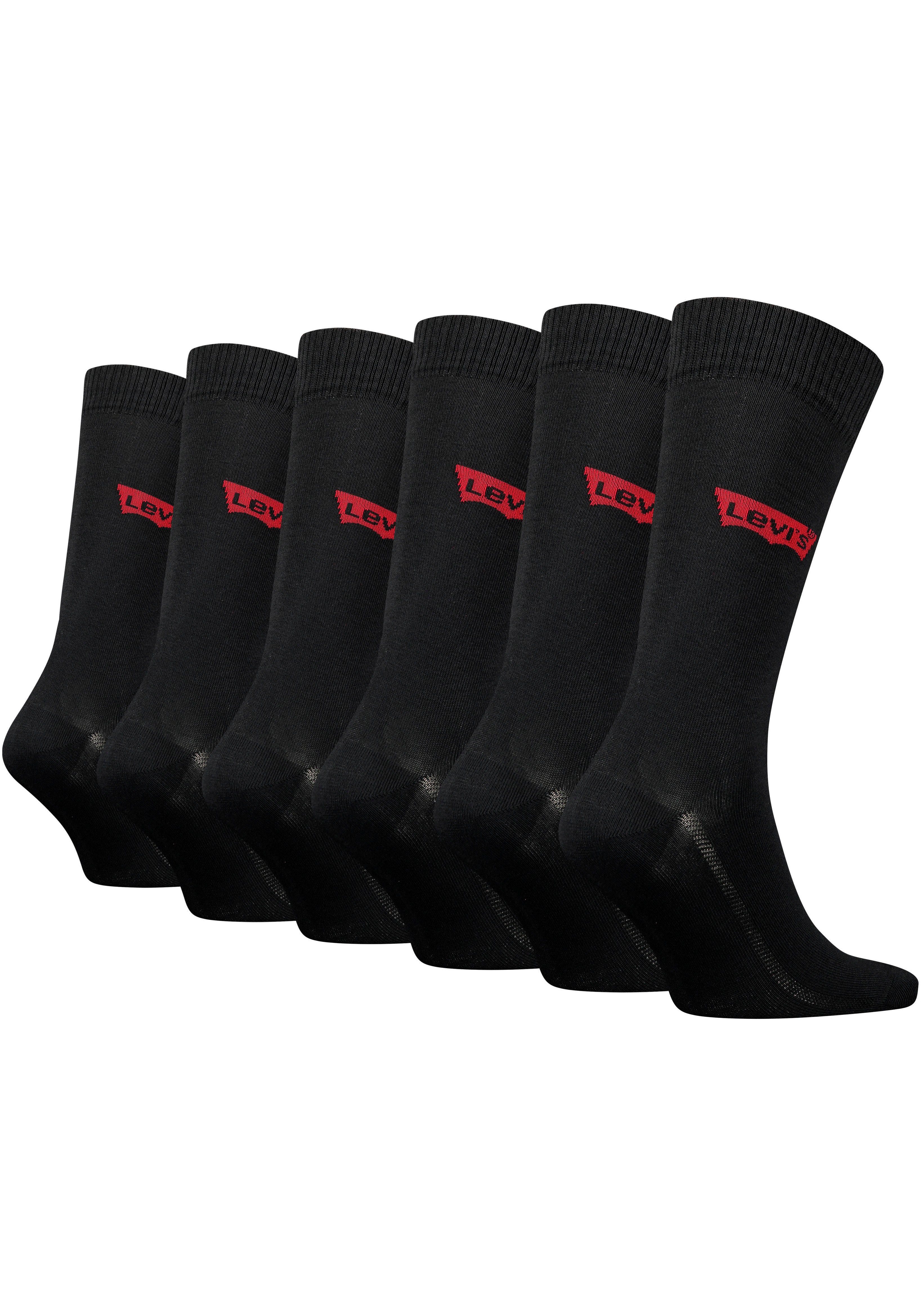 Levi's® Sokken met brede logoband (6 paar, Set van 6)