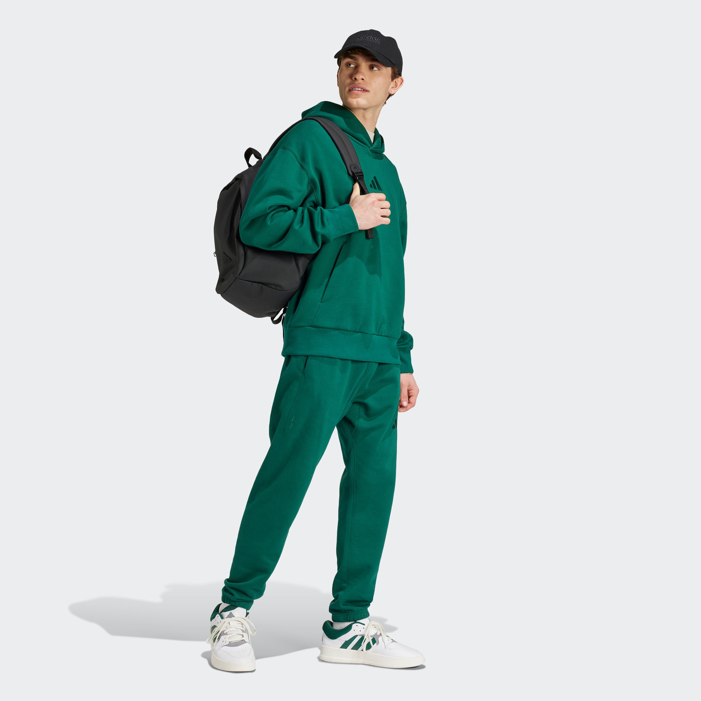adidas Sportswear Hoodie M A SZN FL HD zacht fleecemateriaal