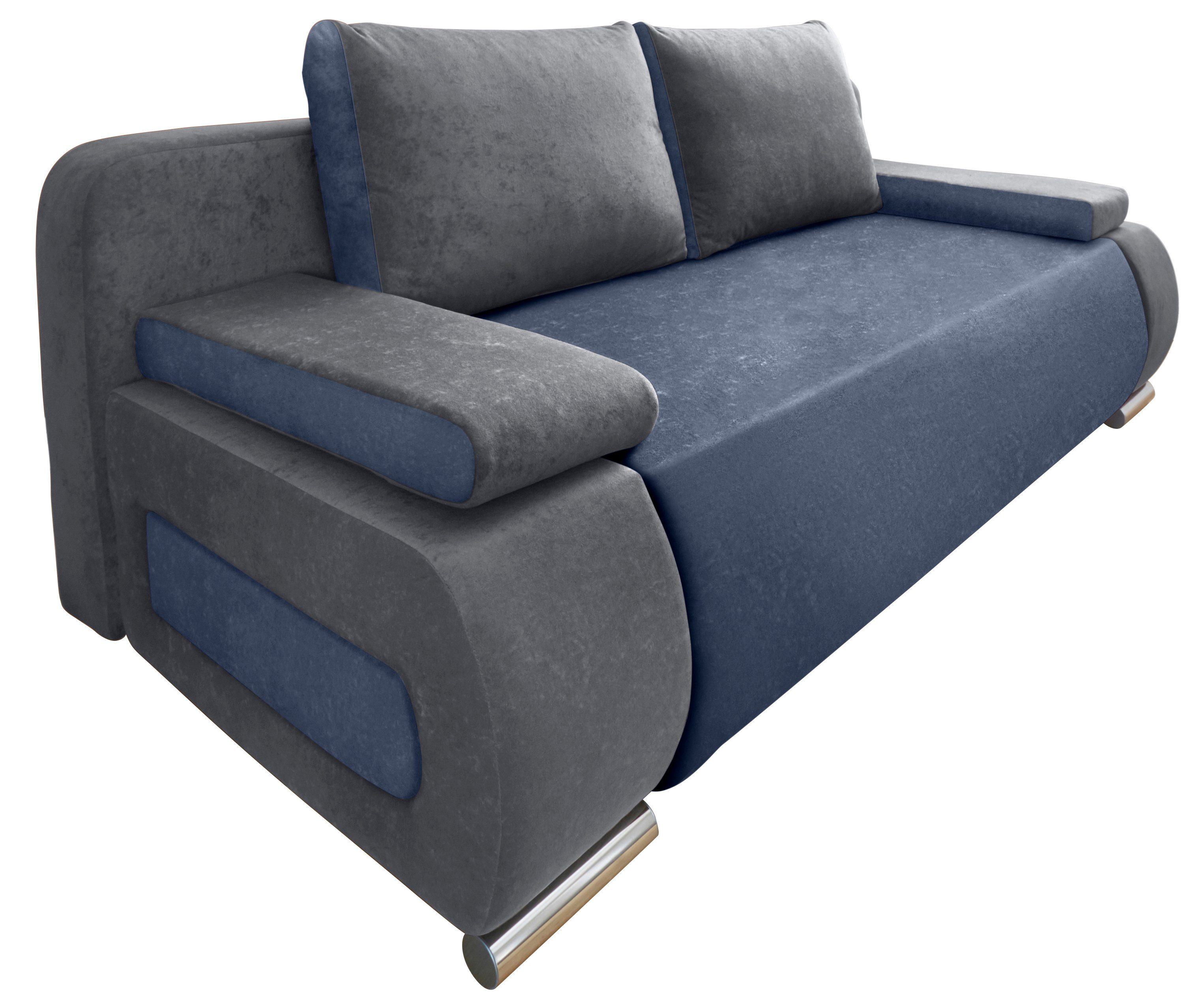 COLLECTION AB Slaapbank Moritz met slaapbank functie en bedbox, comfortabele binnenvering