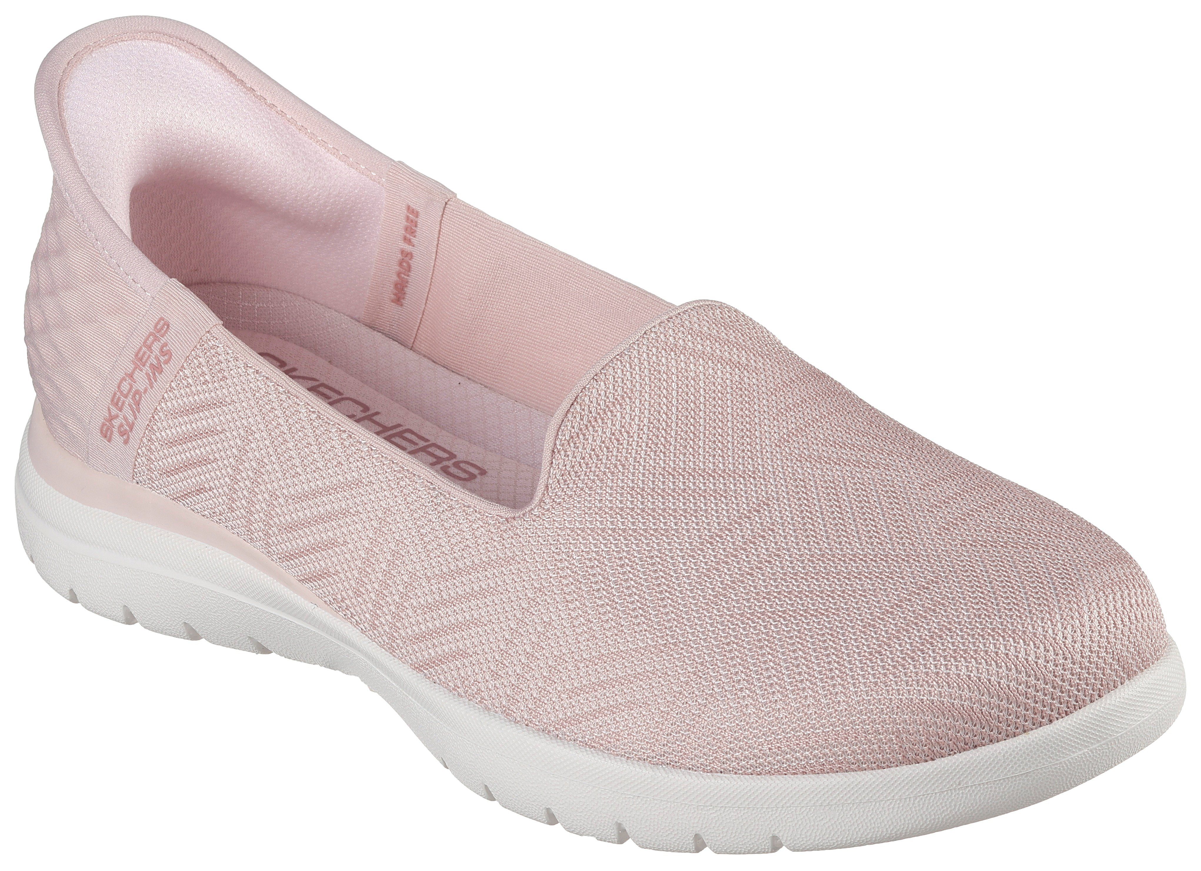 Skechers Slip-on sneakers ON-THE-GO FLEX-CLOVER met zacht verdikte rand